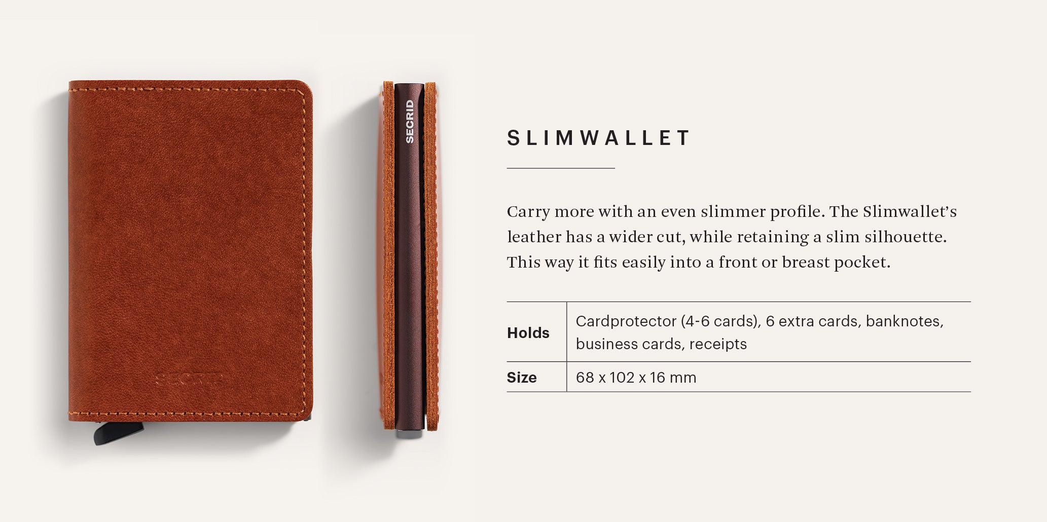 Slimwallet - Matte Black