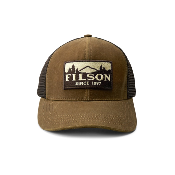 FILSON MESH LOGGER CAP-Dark Khaki