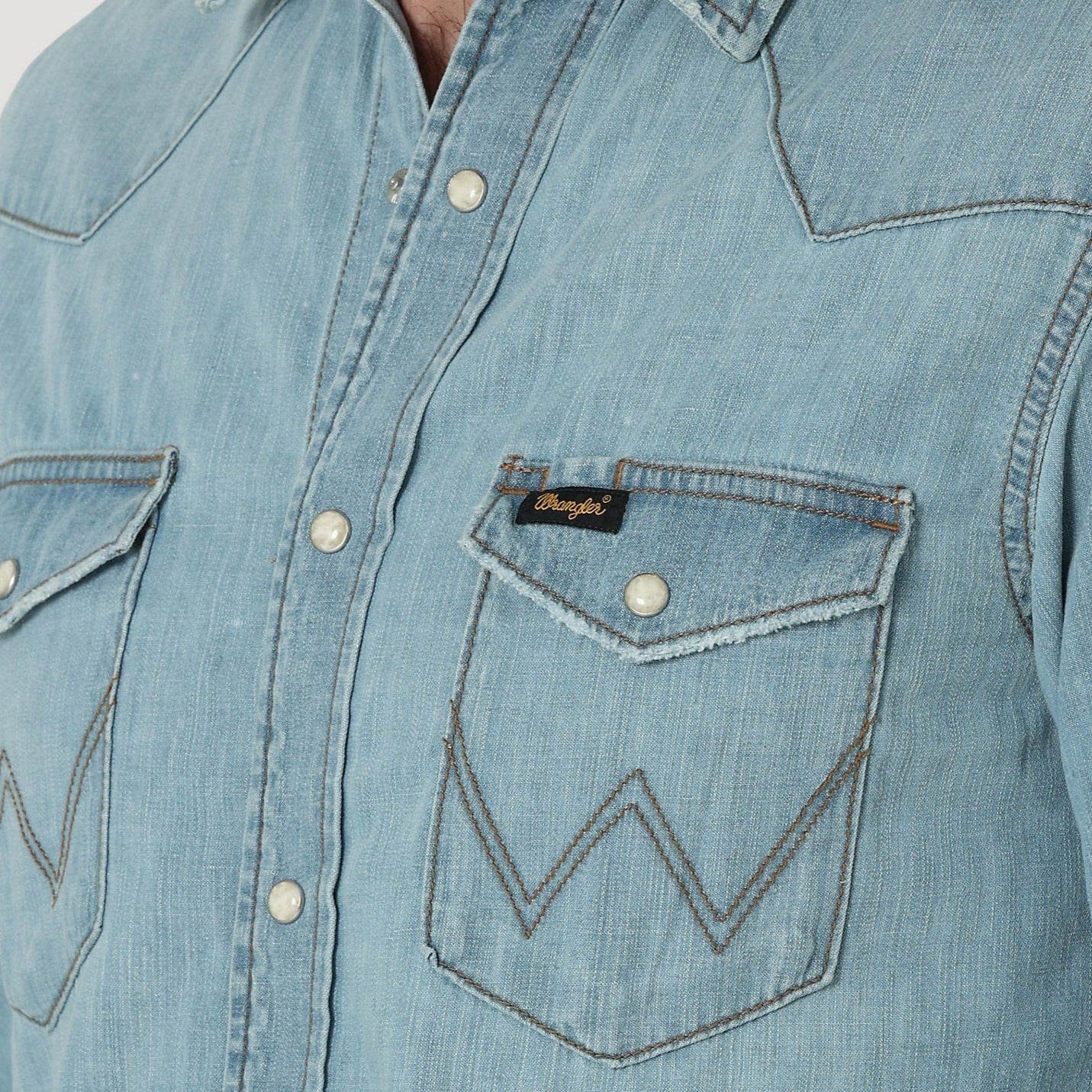 MEN'S HERITAGE WORKSHIRT IN ICY BLUE