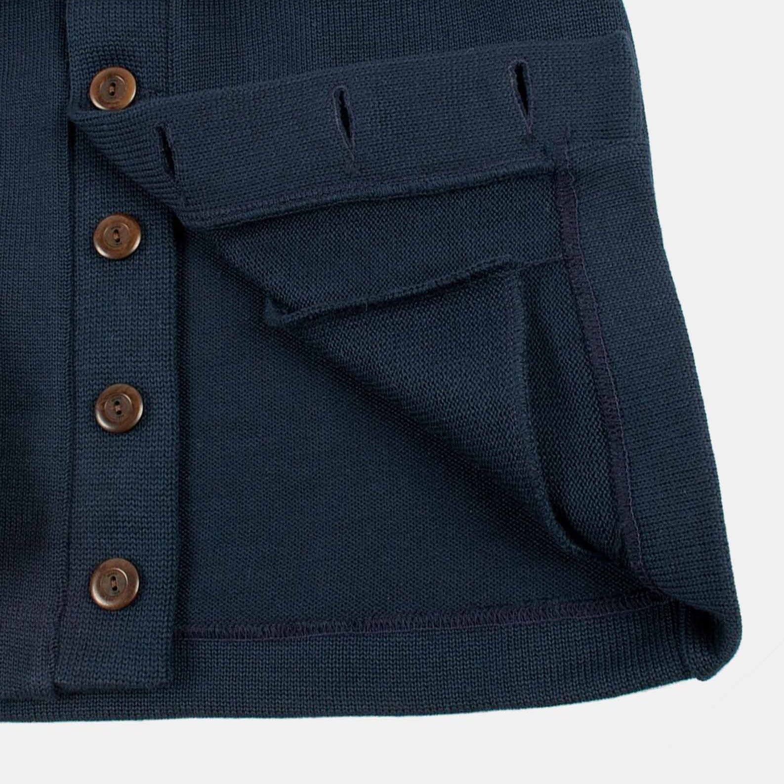 Classic Cardigan - Dark Navy