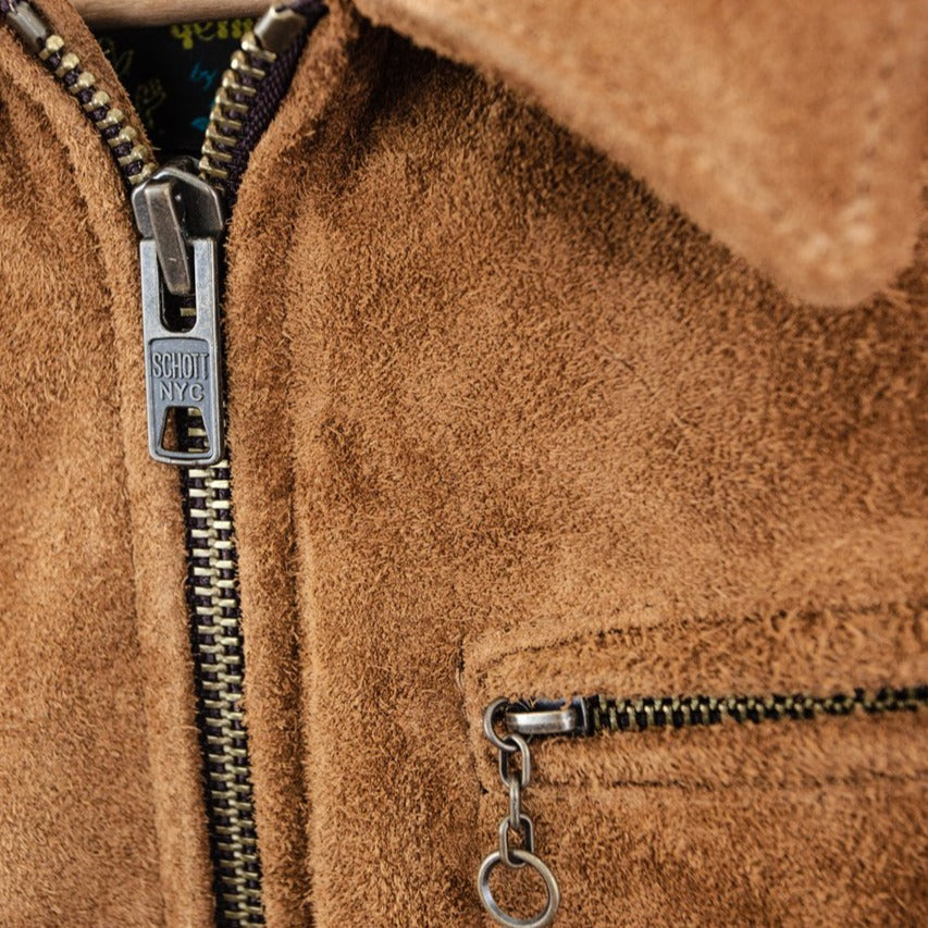 Unlined Rough Out Cowhide Jacket