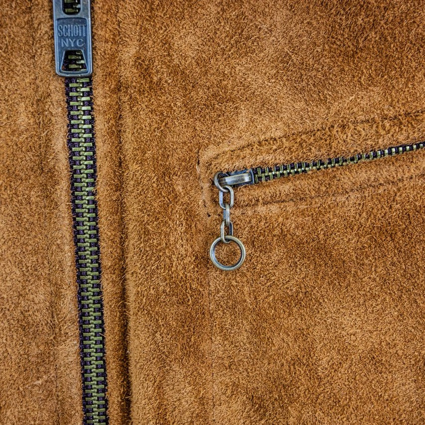 Unlined Rough Out Cowhide Jacket