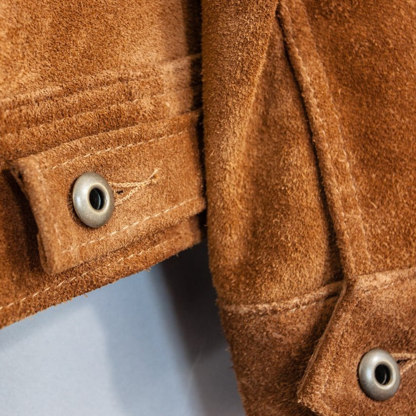 Unlined Rough Out Cowhide Jacket