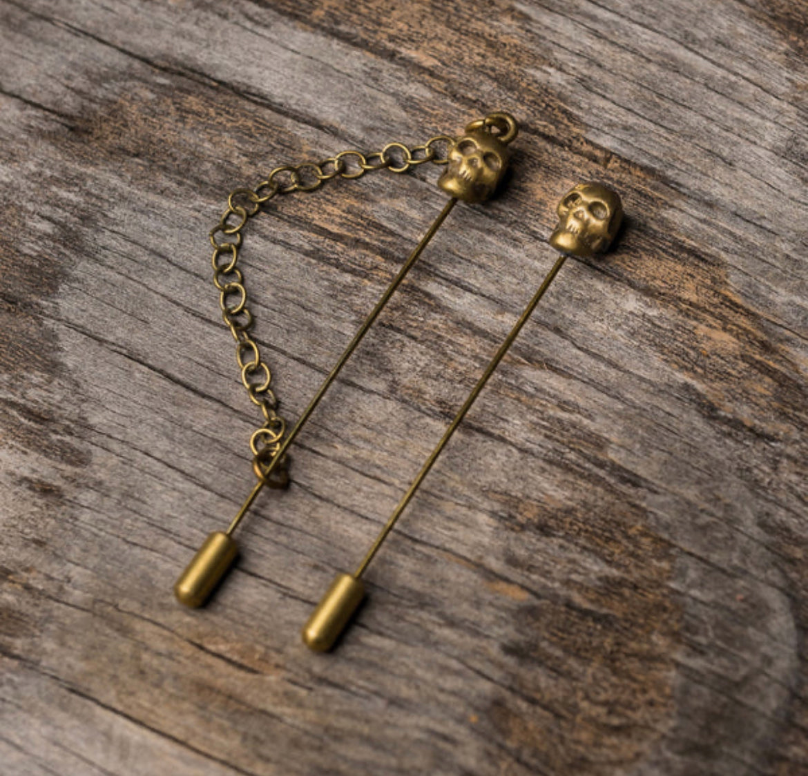 Brass Voodoo Hat Pin