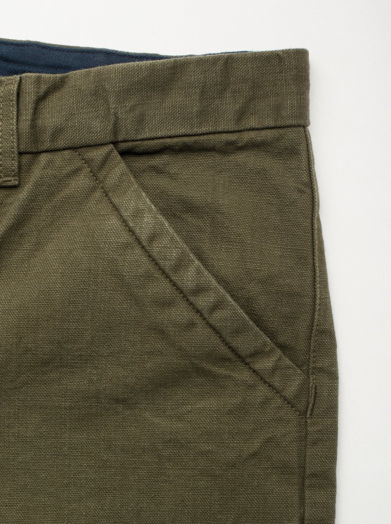Workers Chino Slim Fit- 14oz. Slub Army Green