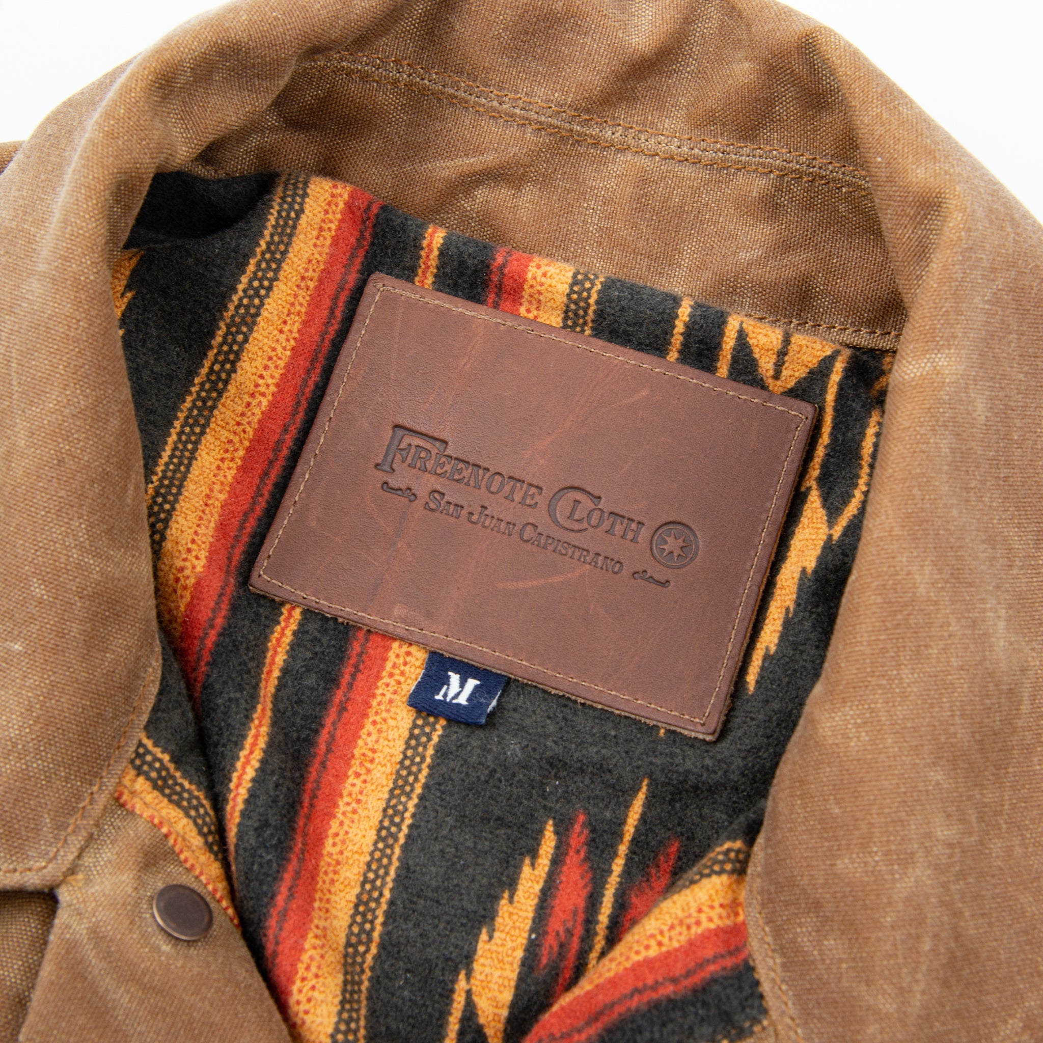 Riders Jacket Waxed Canvas - Rust