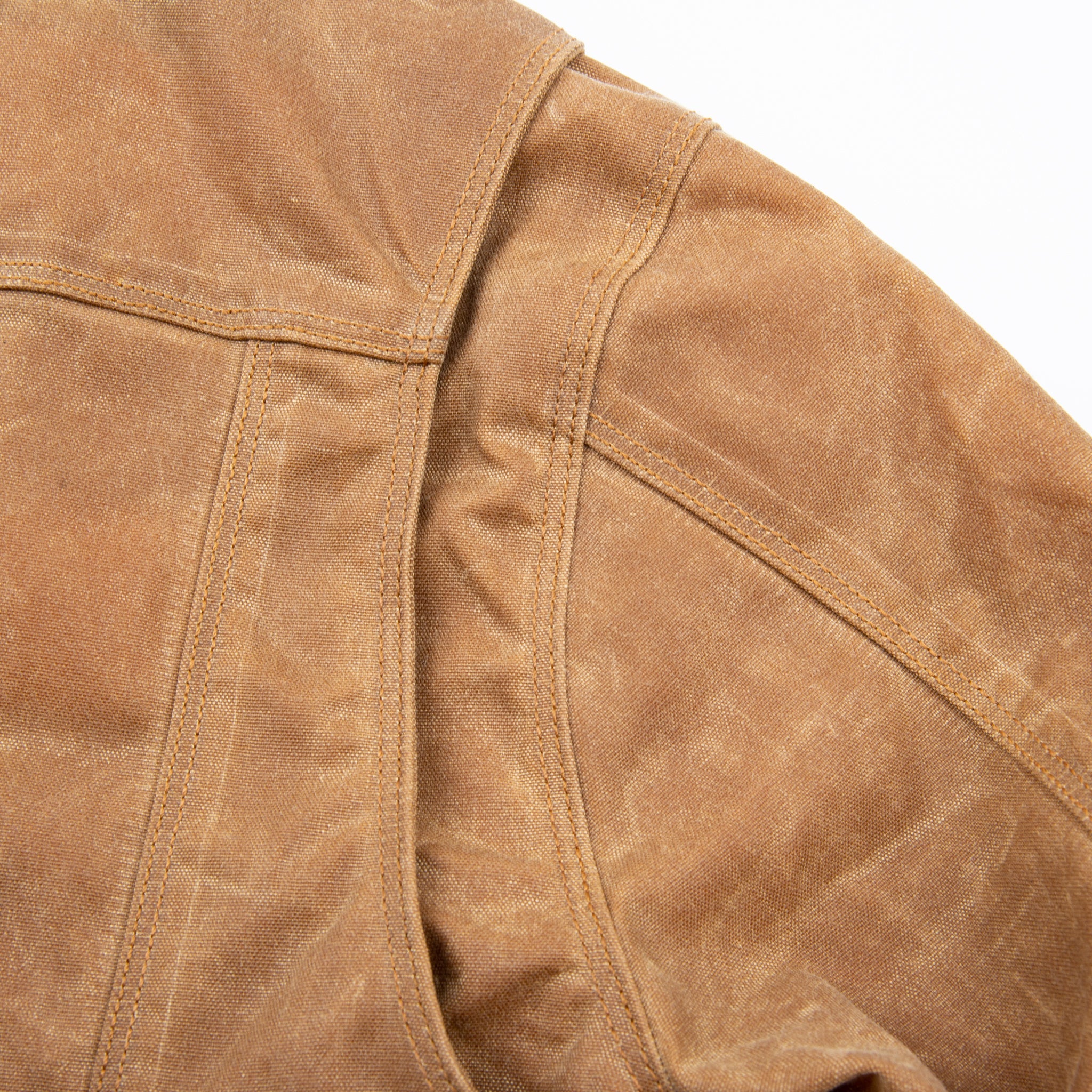 Riders Jacket Waxed Canvas - Rust