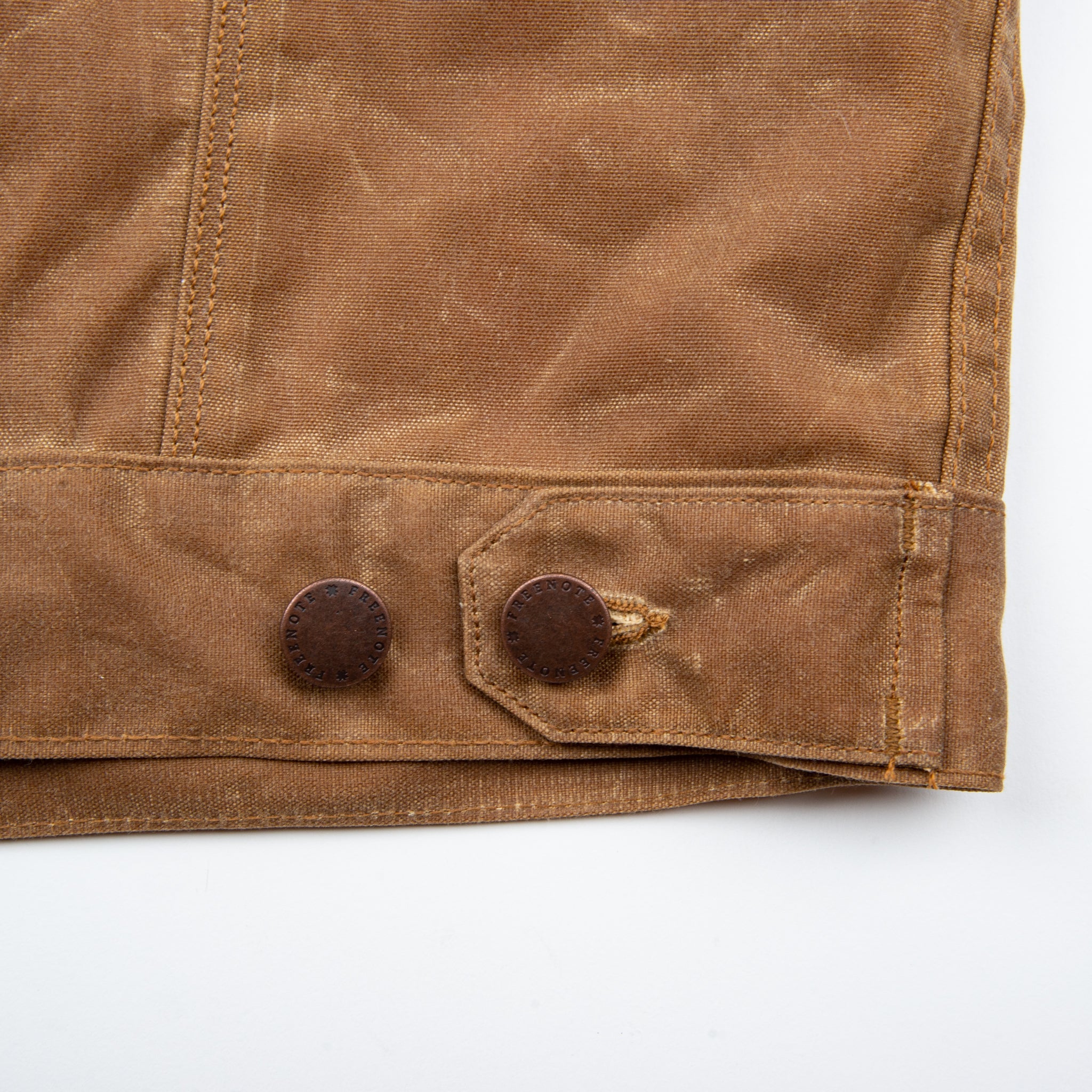 Riders Jacket Waxed Canvas - Rust