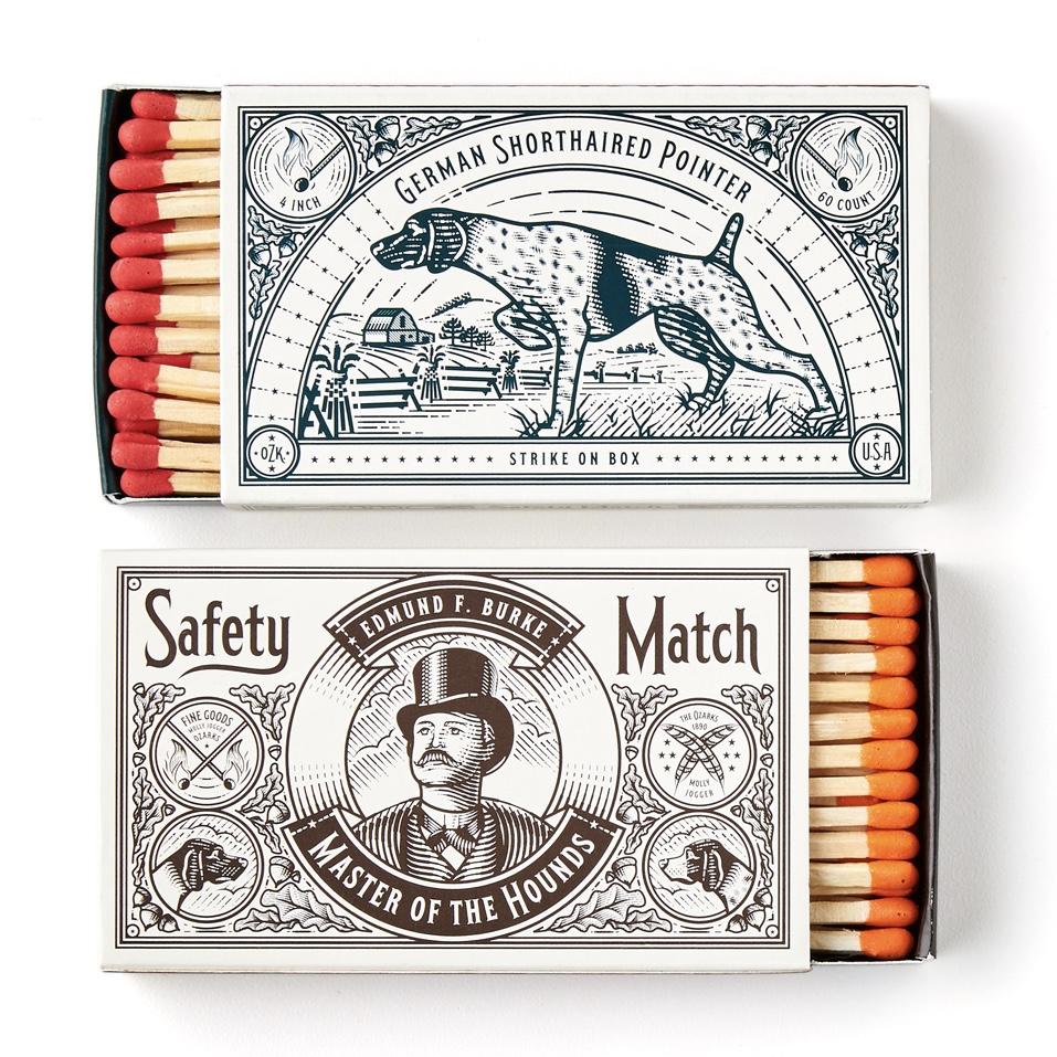 Hounds 4” Safety Matches 2-Pack