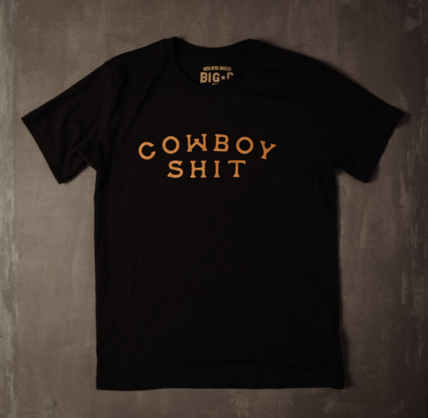 Classic Cowboy S#*t T-Shirt - Black