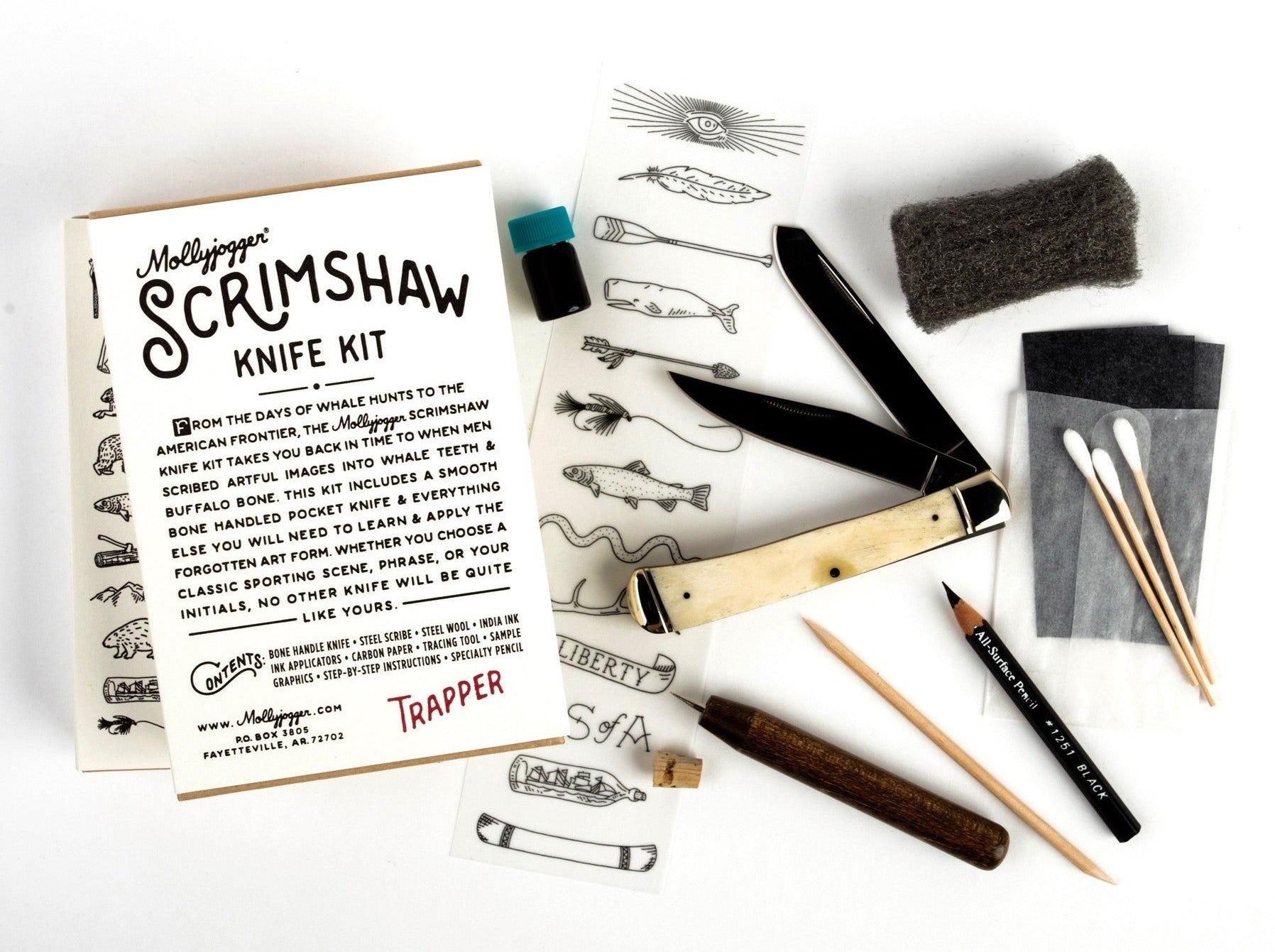 SCRIMSHAW KNIFE KIT