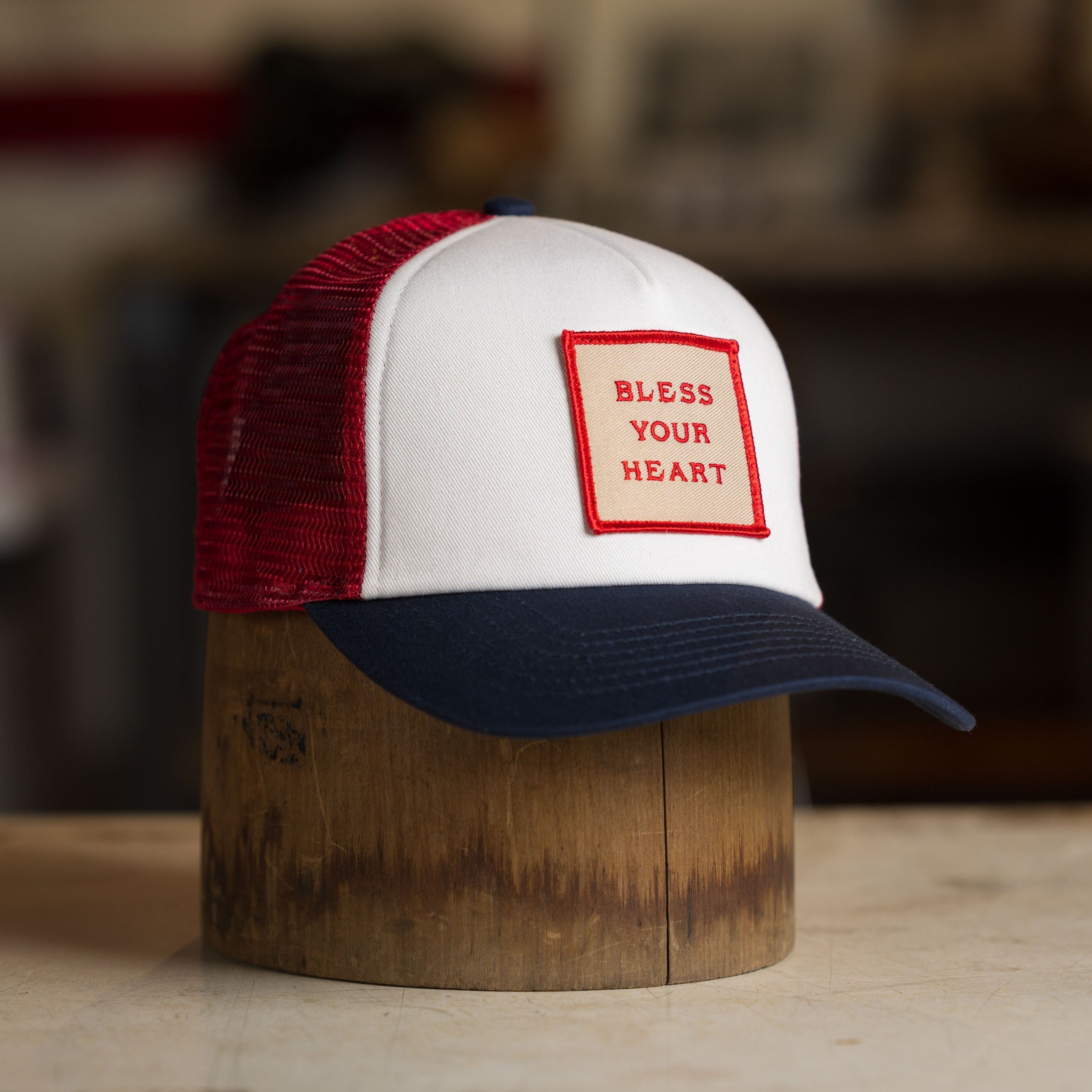 Bless Your Heart Trucker - Red/Blue