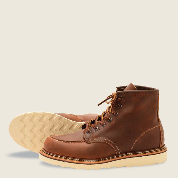 Heritage - Style 1907 CLASSIC MOC MEN'S 6-INCH BOOT IN COPPER ROUGH & TOUGH LEATHER