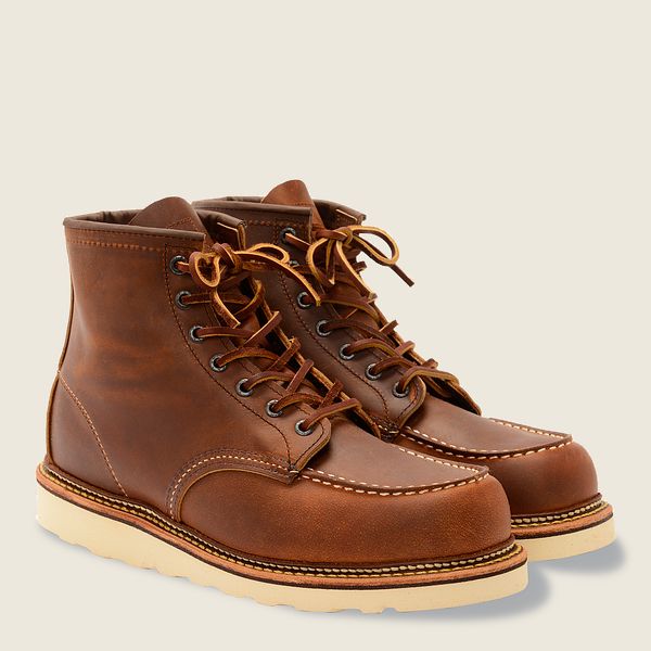 Heritage - Style 1907 CLASSIC MOC MEN'S 6-INCH BOOT IN COPPER ROUGH & TOUGH LEATHER