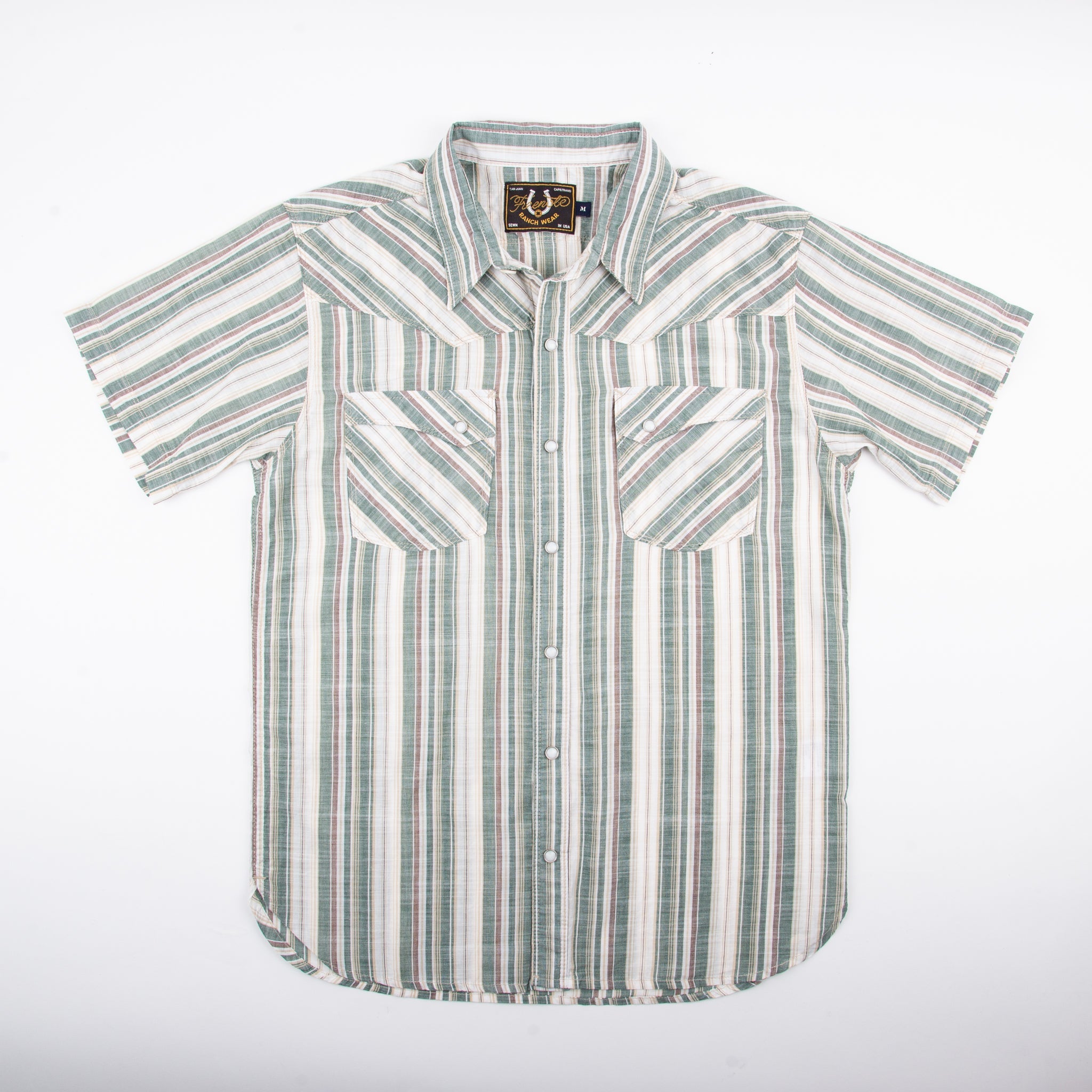 CALICO S/S WHITE STRIPE