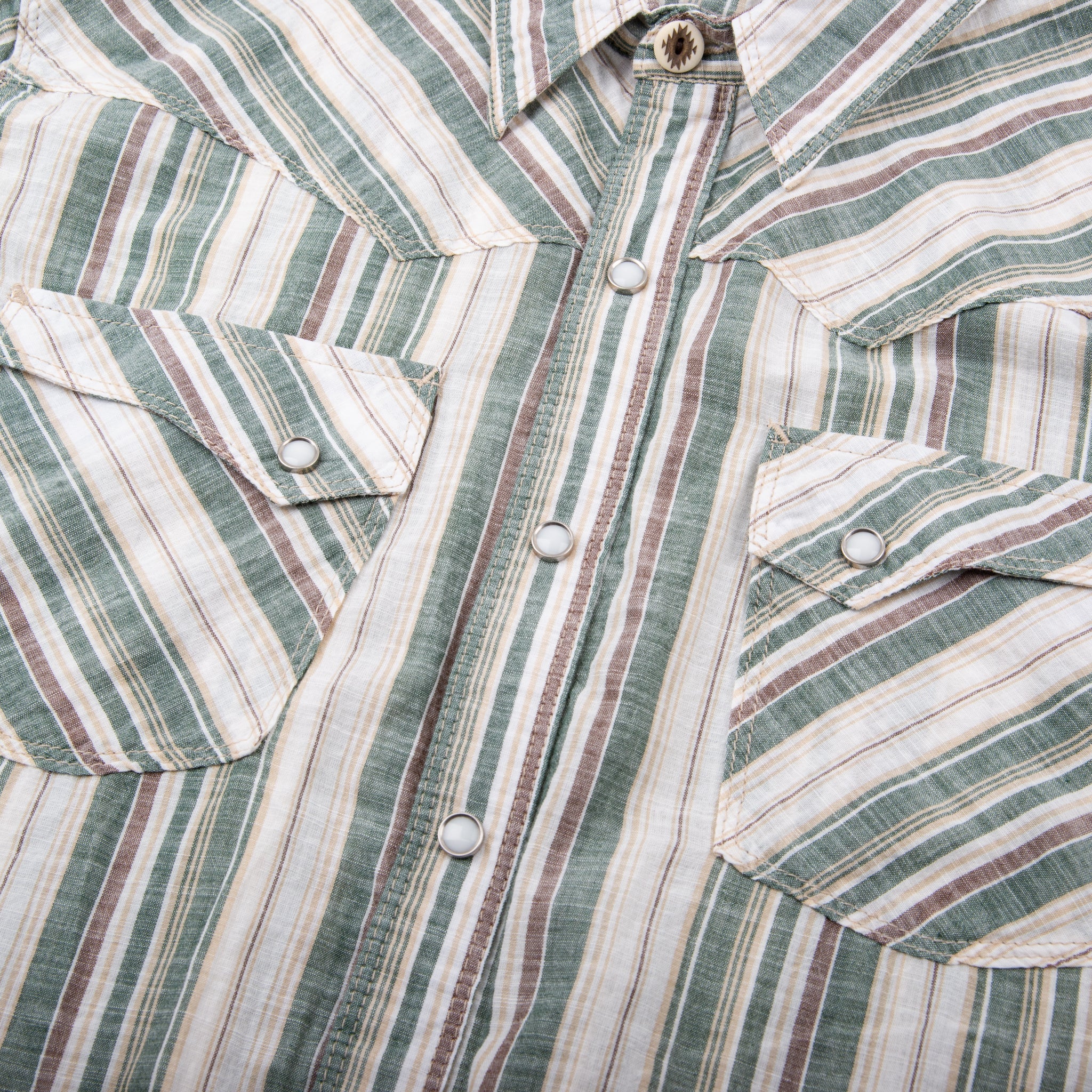 CALICO S/S WHITE STRIPE