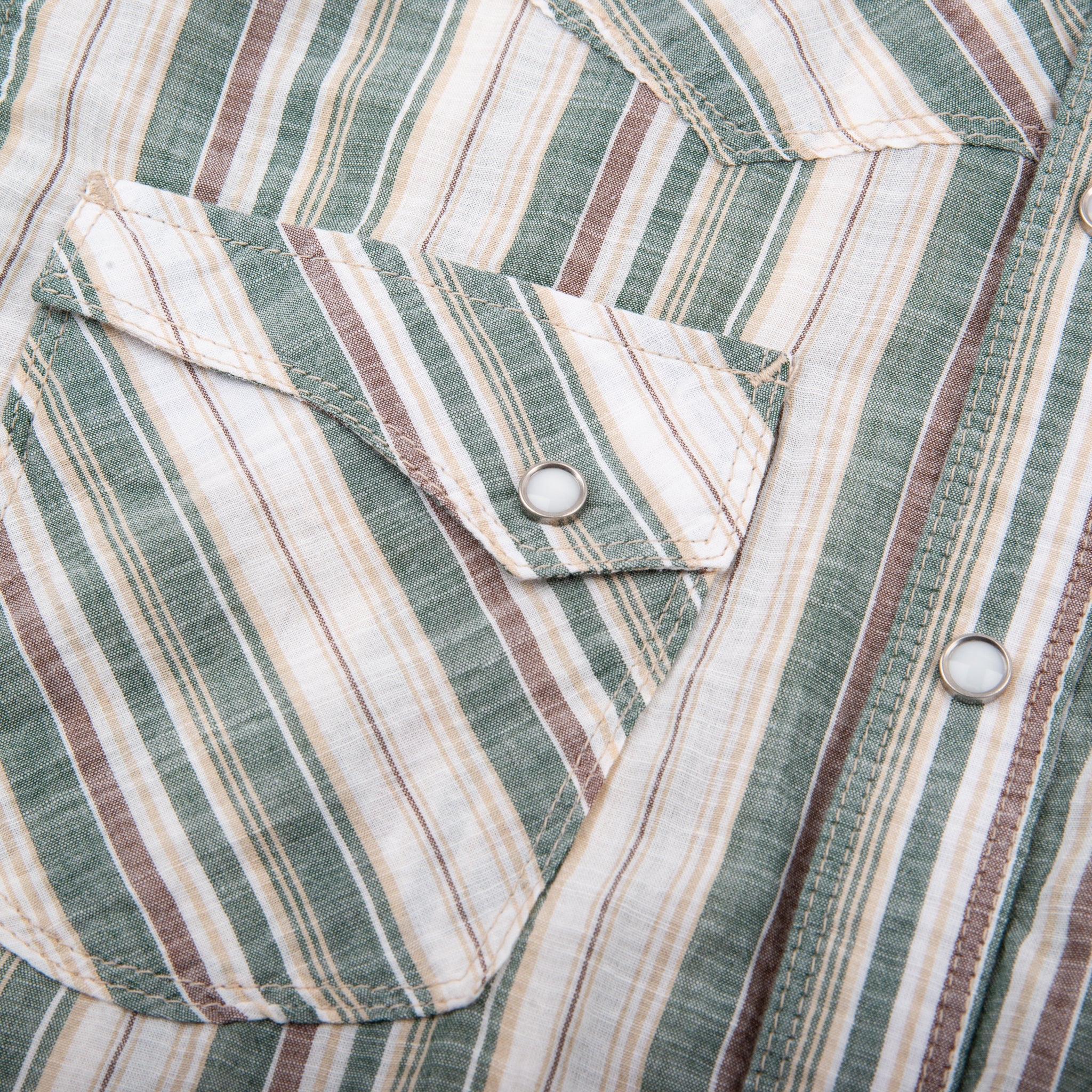 CALICO S/S WHITE STRIPE