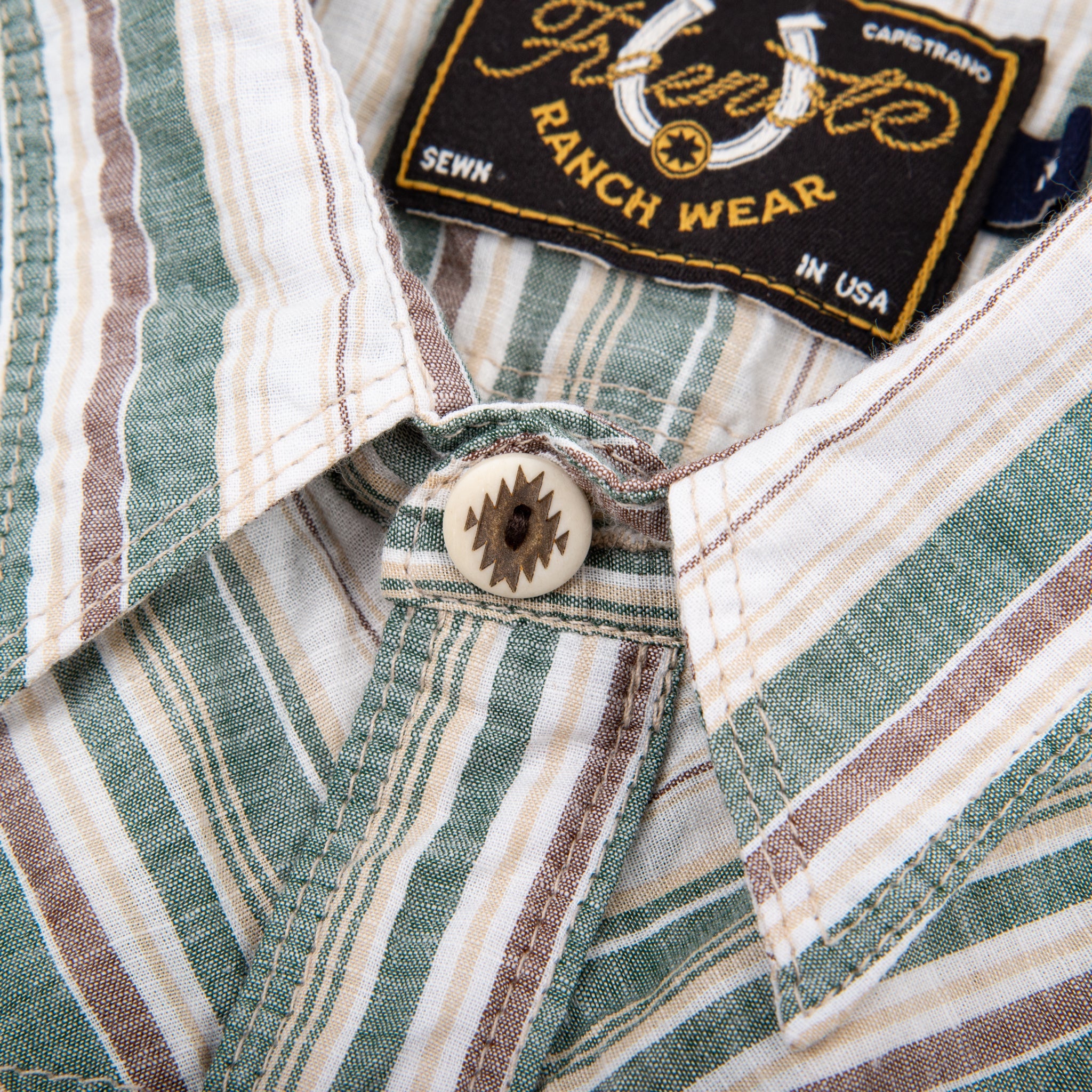 CALICO S/S WHITE STRIPE