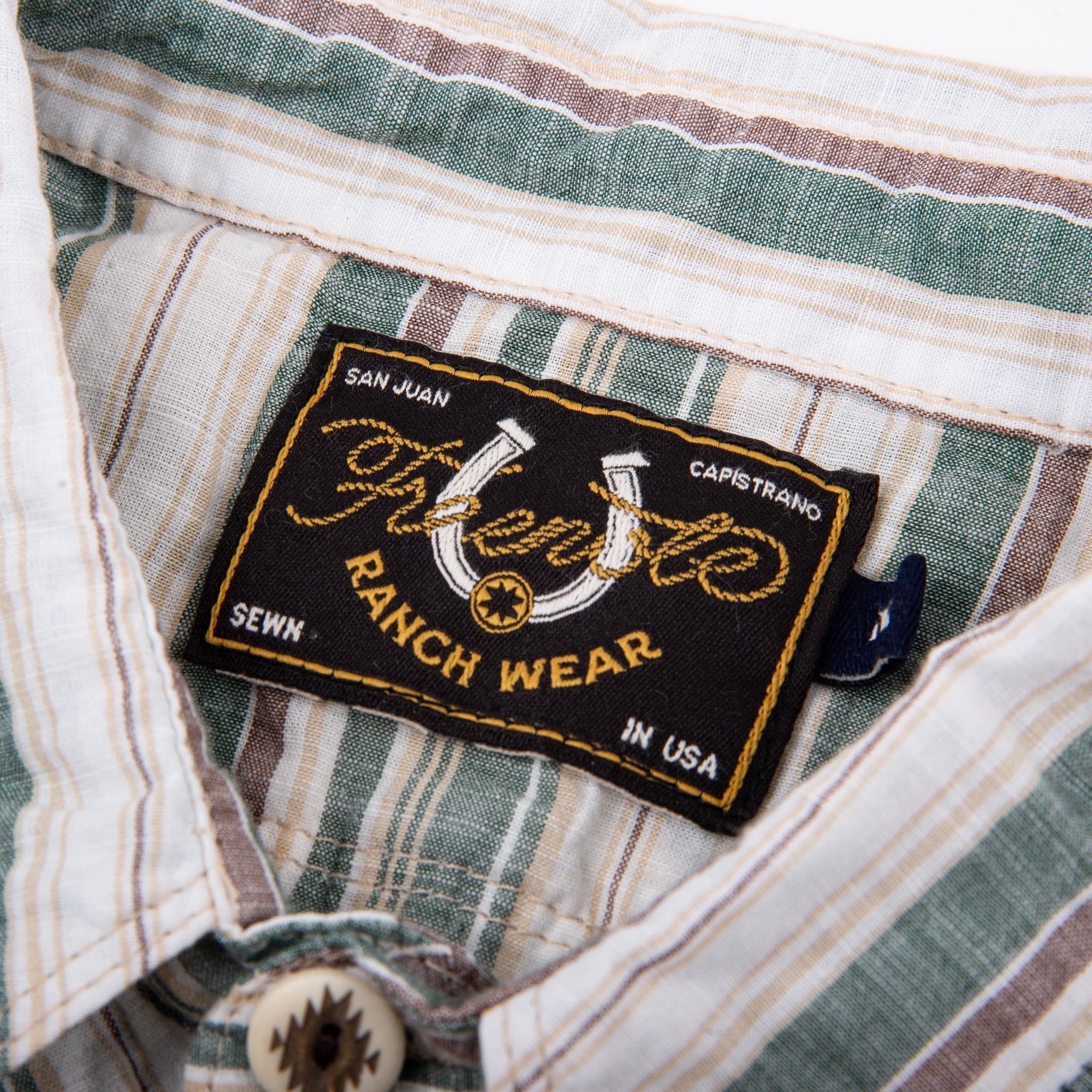 CALICO S/S WHITE STRIPE