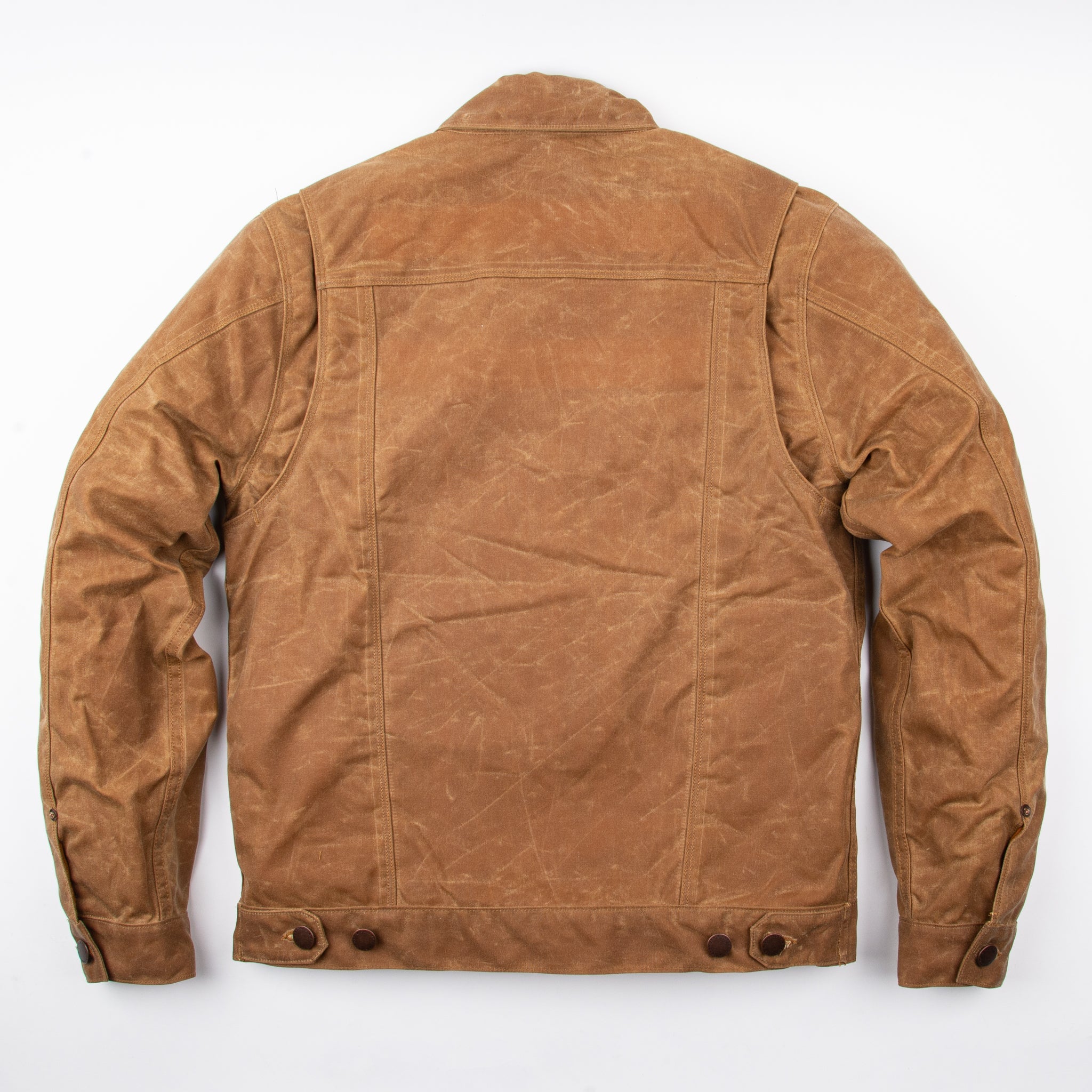 Riders Jacket Waxed Canvas - Rust