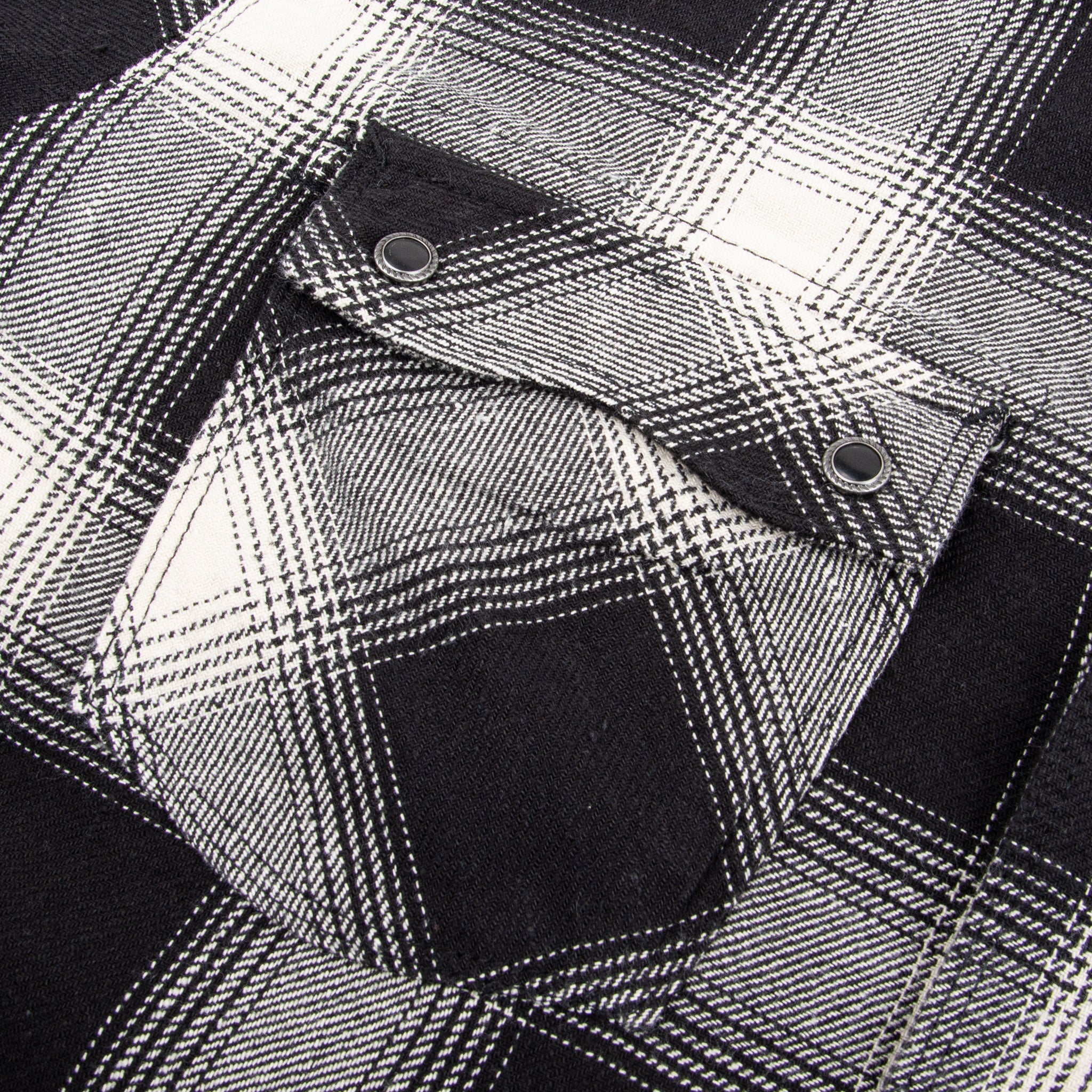 Modern Western White Shadow Plaid