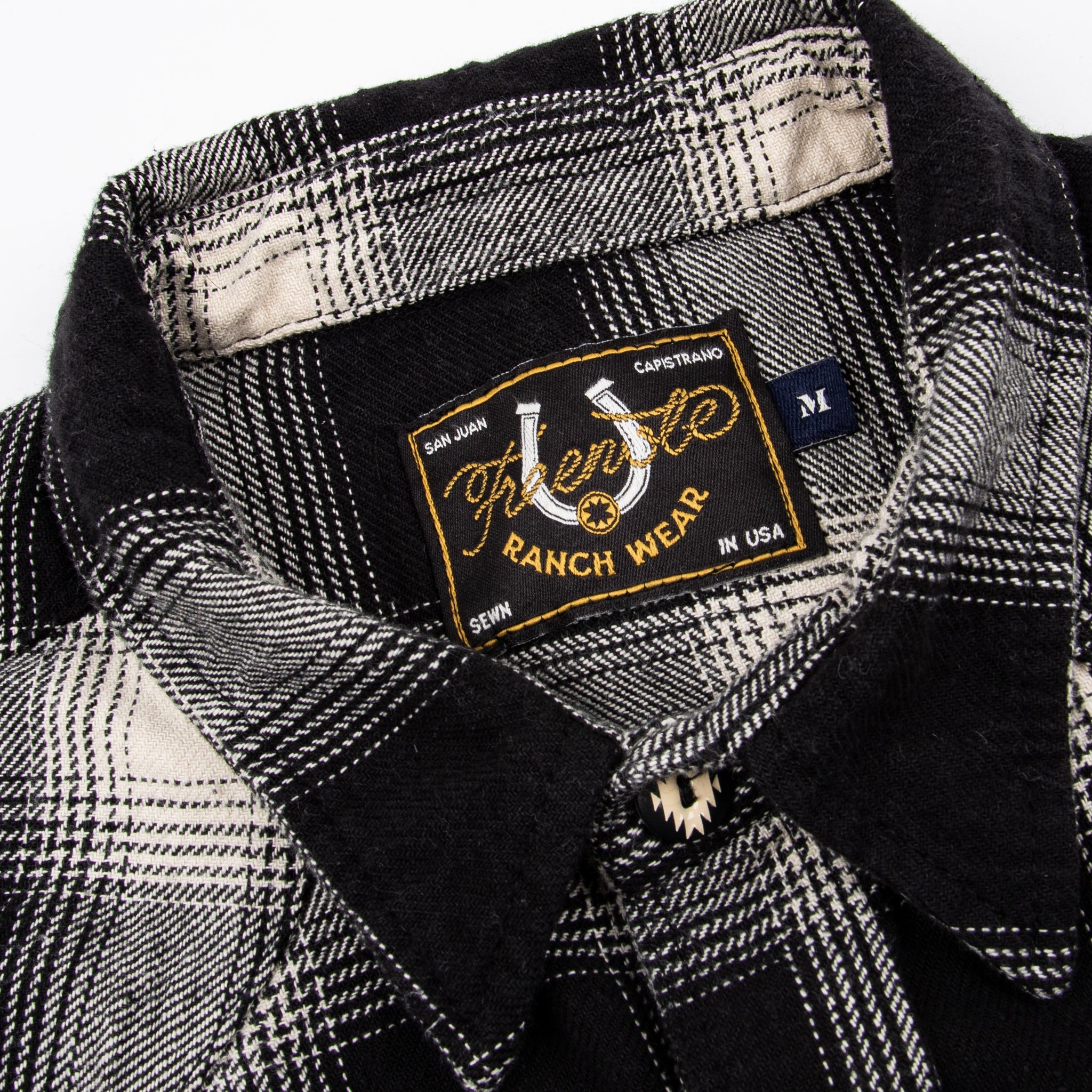 Modern Western White Shadow Plaid