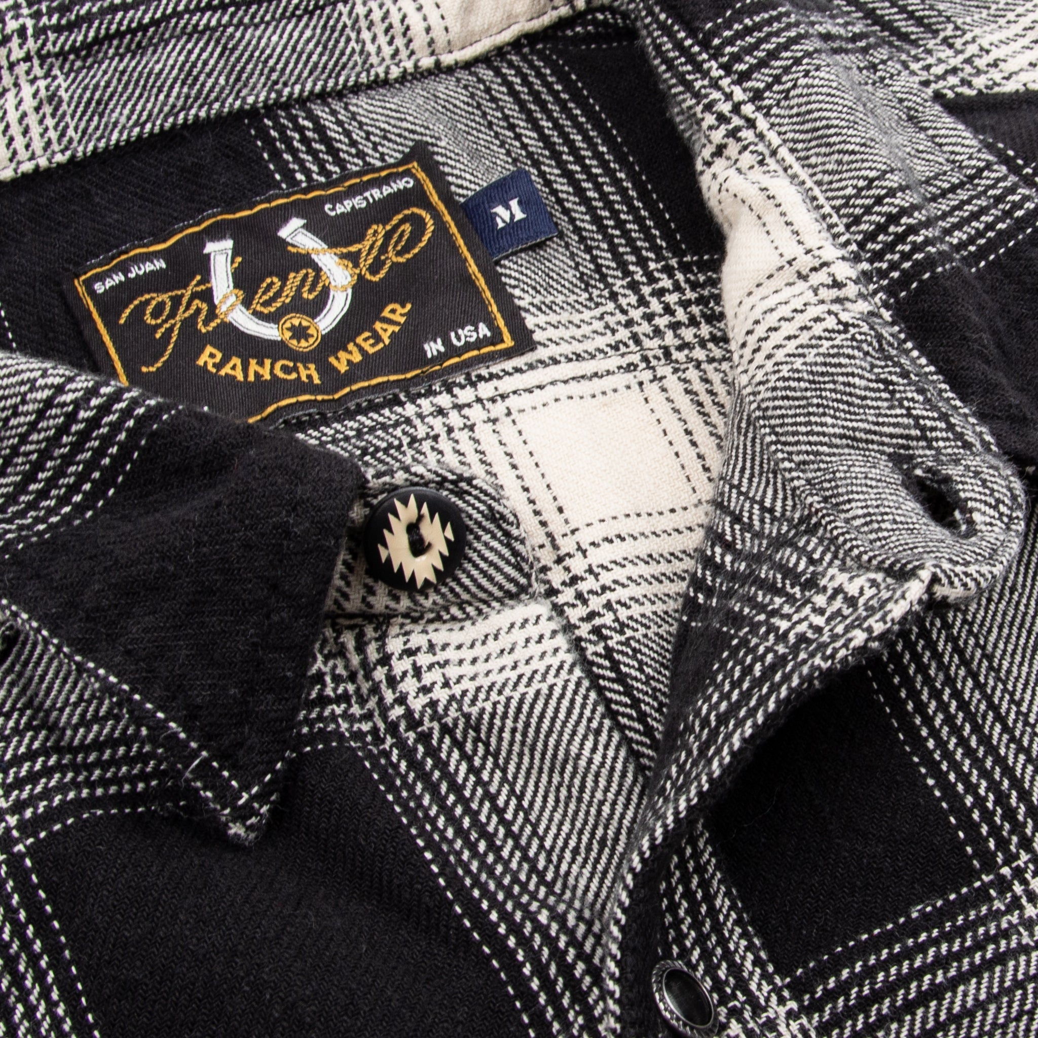 Modern Western White Shadow Plaid