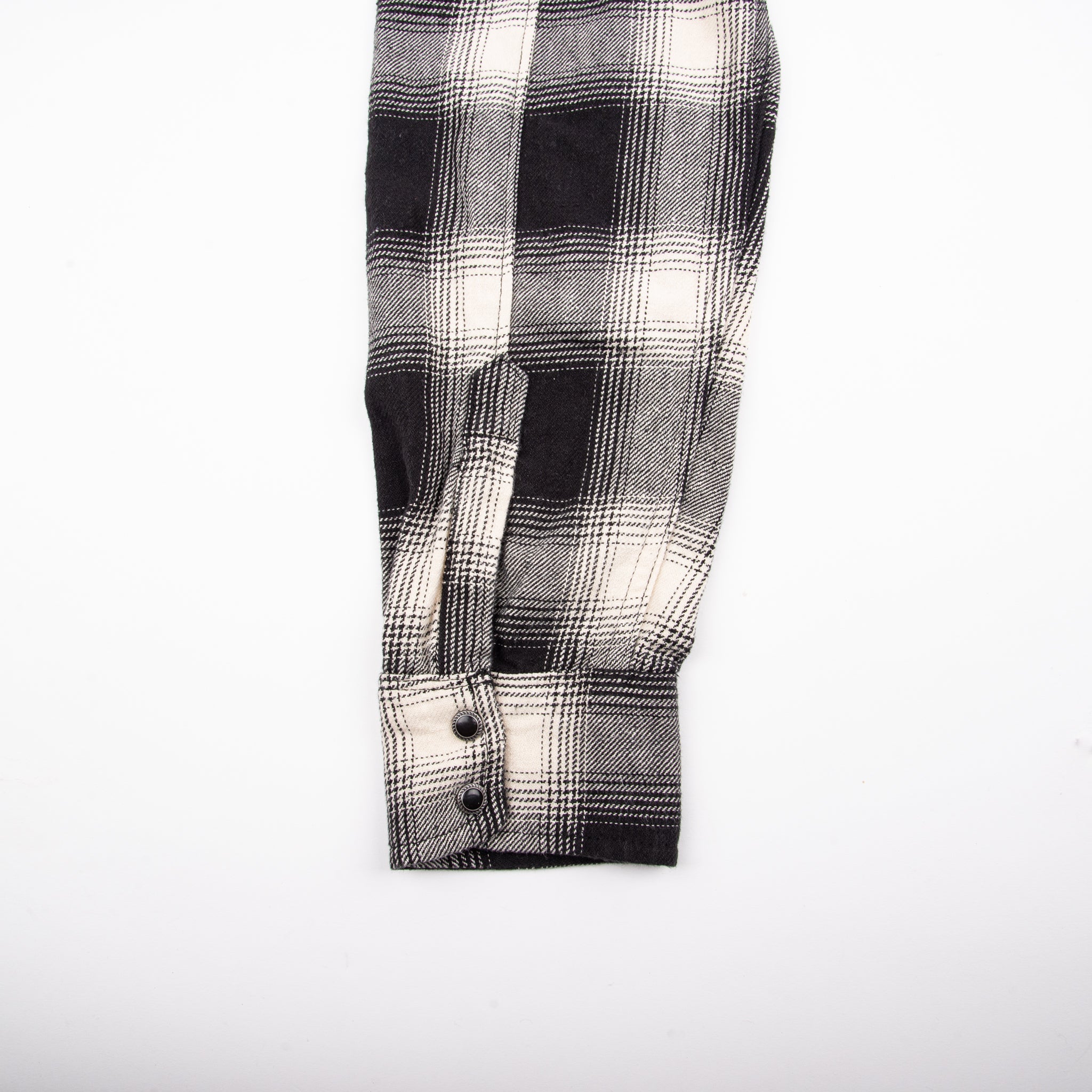 Modern Western White Shadow Plaid