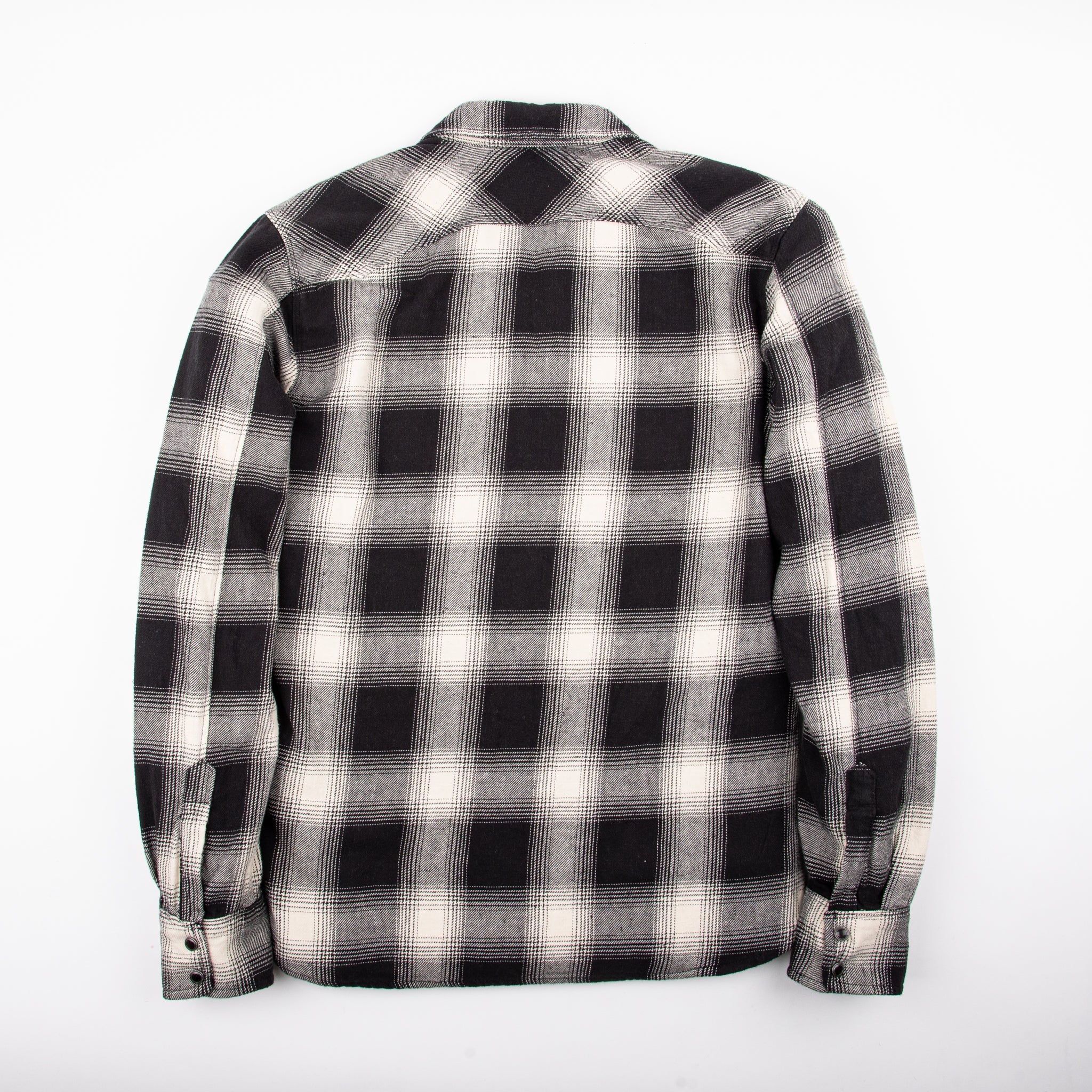 Modern Western White Shadow Plaid