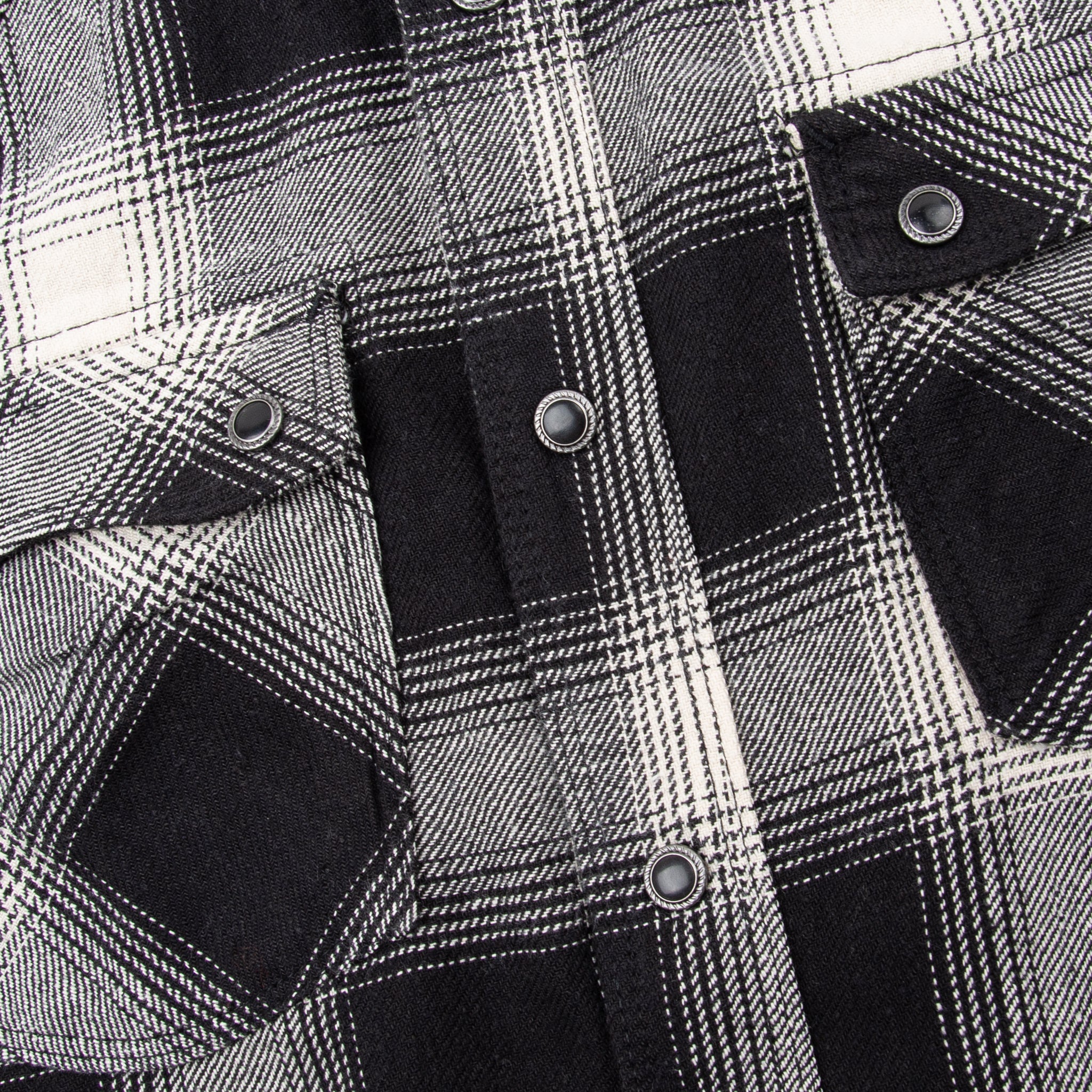 Modern Western White Shadow Plaid