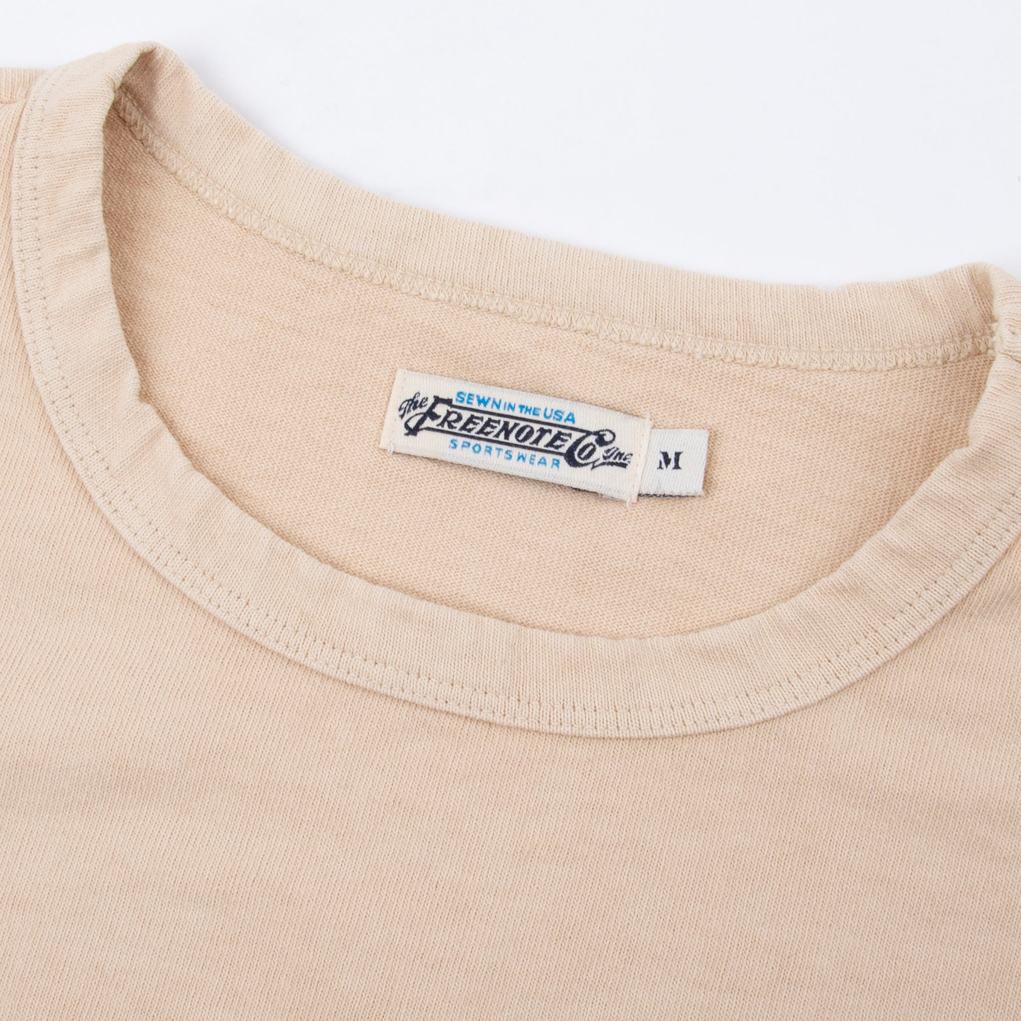 13 OUNCE POCKET T-SHIRT - CREAM