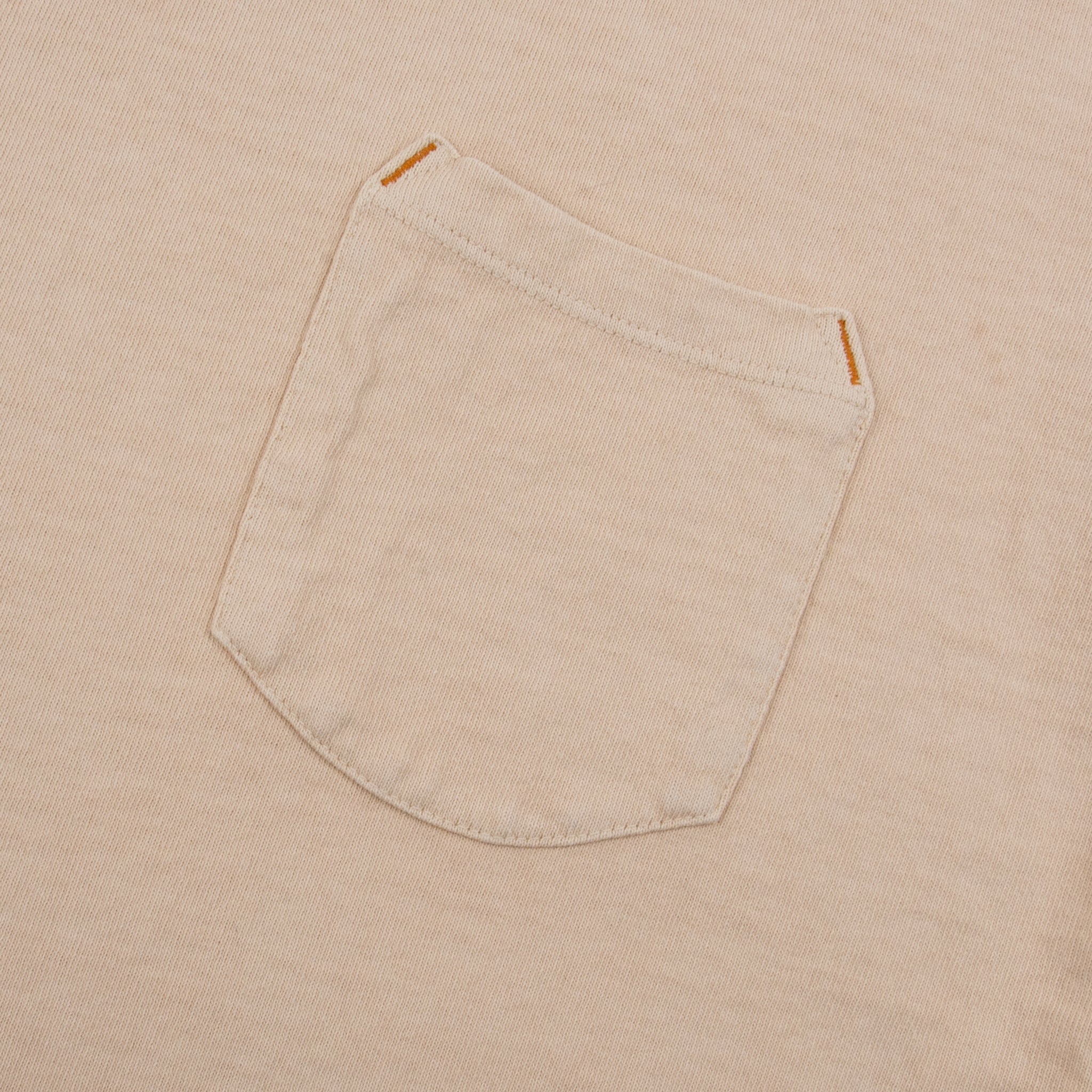 13 OUNCE POCKET T-SHIRT - CREAM