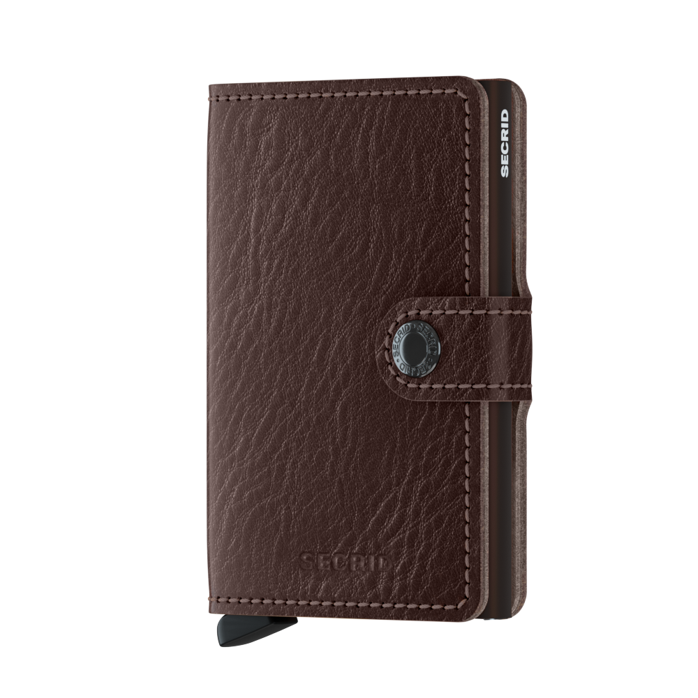 Miniwallet - Veg Espresso - Brown