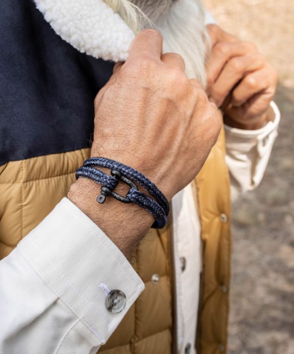 SALTY STEVE NAVY-SLATE GRAY | BLACK