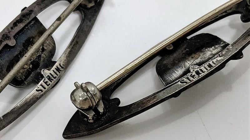 Vintage Turquoise Eagle SW Style Brooch