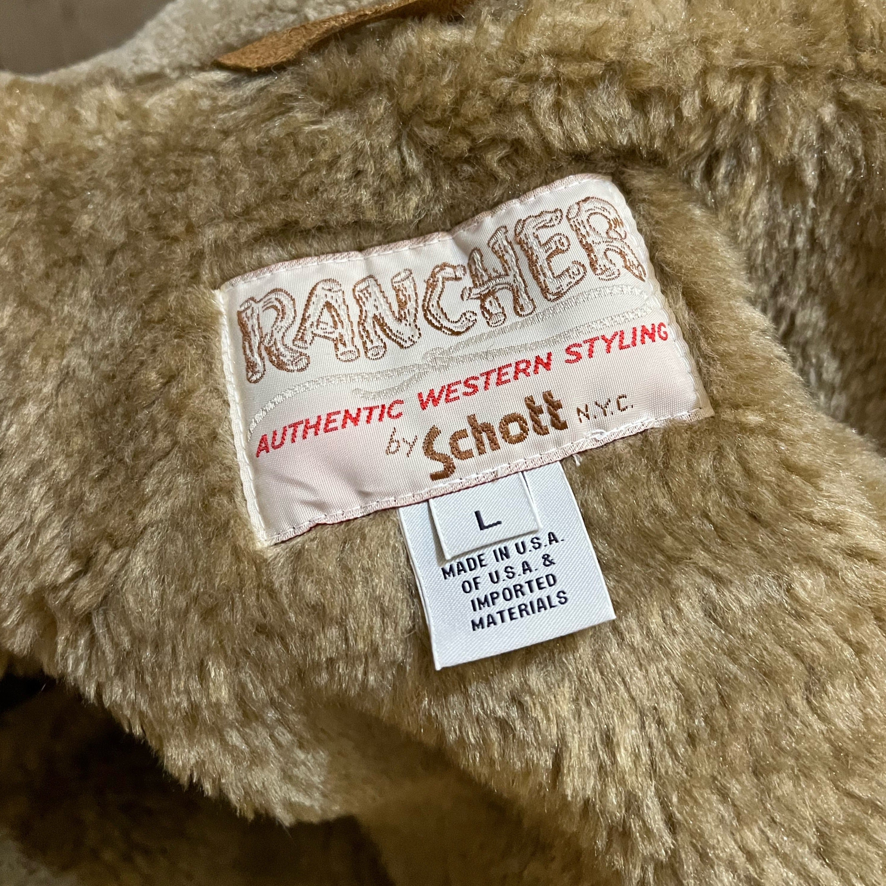 Men's Buffalo Leather Trucker Jacket with Sheepskin Collar