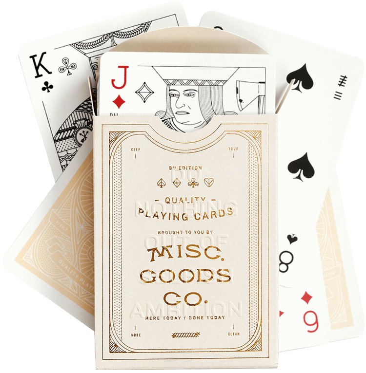 Misc. Goods Playing Cards