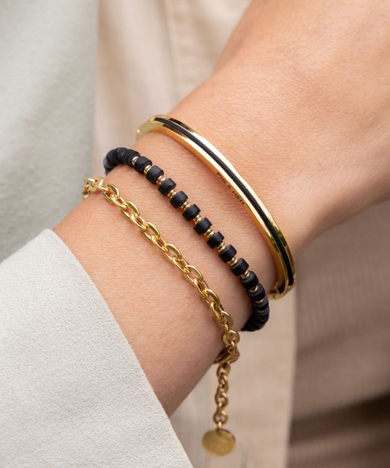 MAYA LOU - BLACK | GOLD