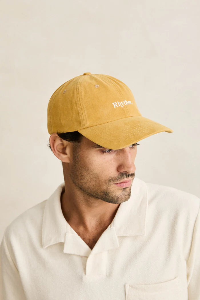 Essential Brushed Twill Cap Mustard