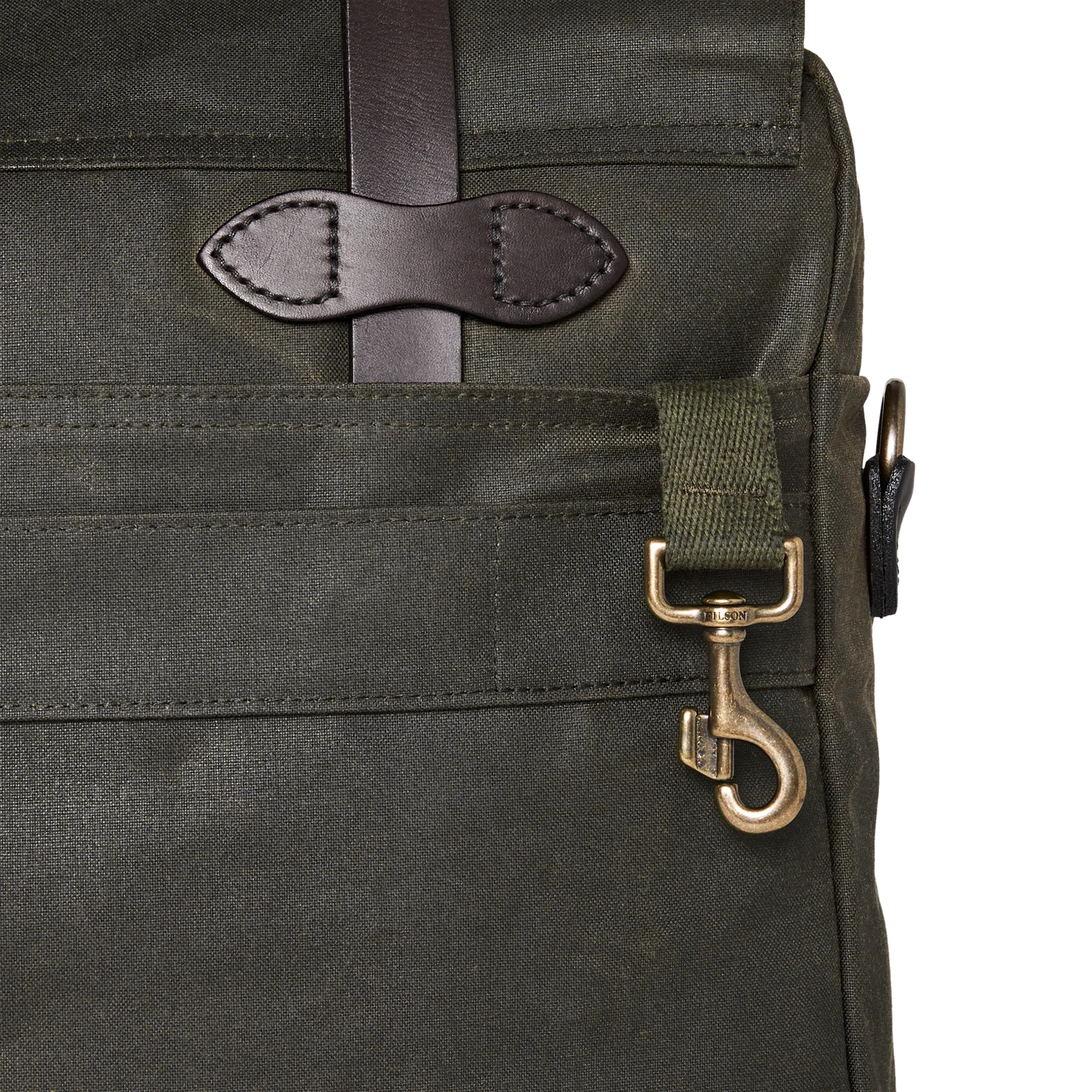 24 Hour Tin Cloth Briefcase - Otter Green