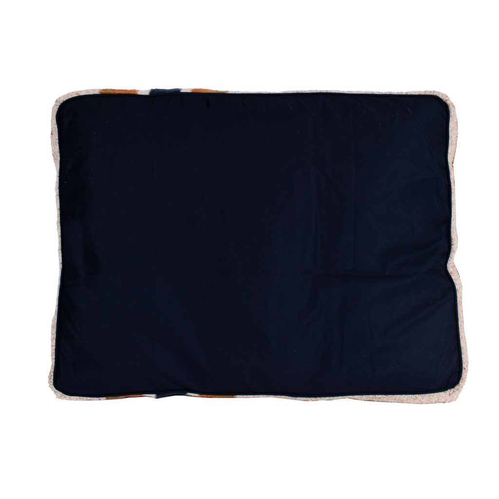 Medium Shinola Brand Stripe Napper Pillow Bed Oatmeal