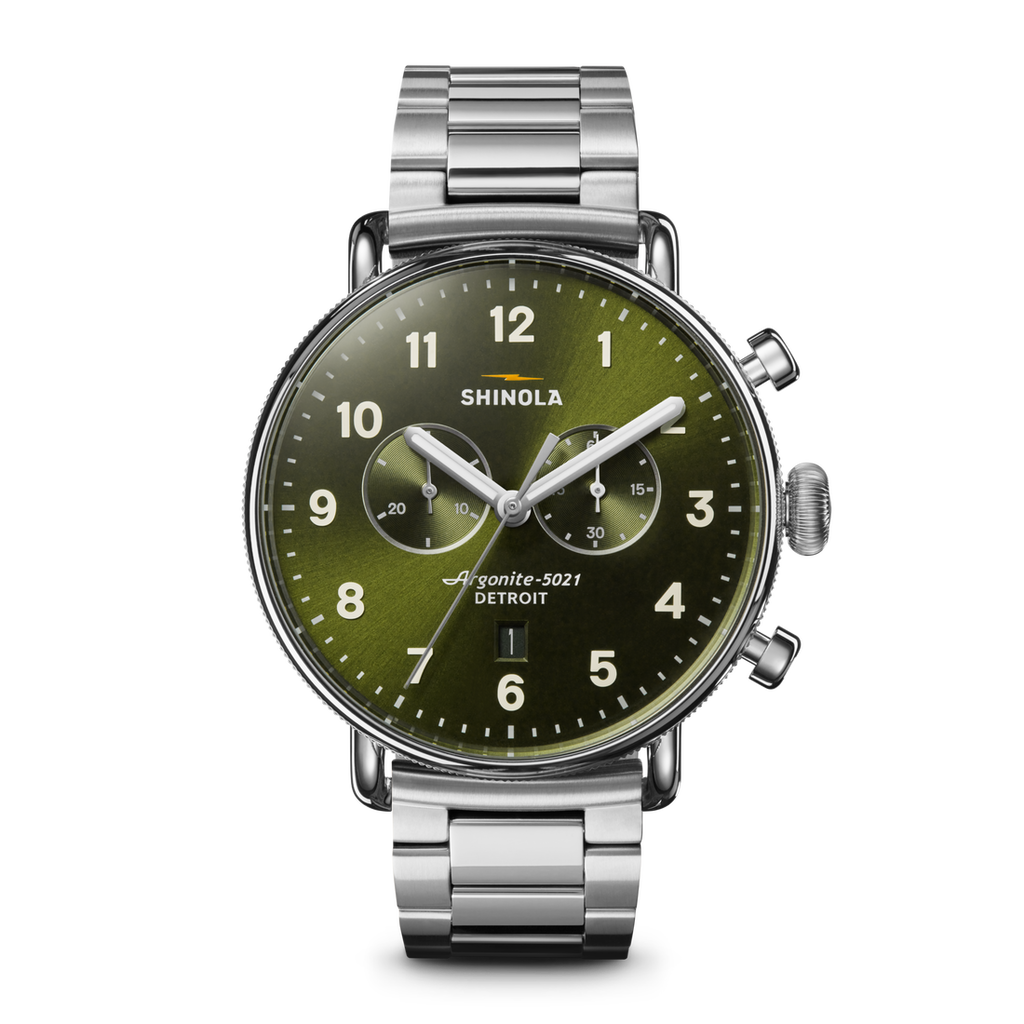 Canfield Chronograph Watch-Dark Olive