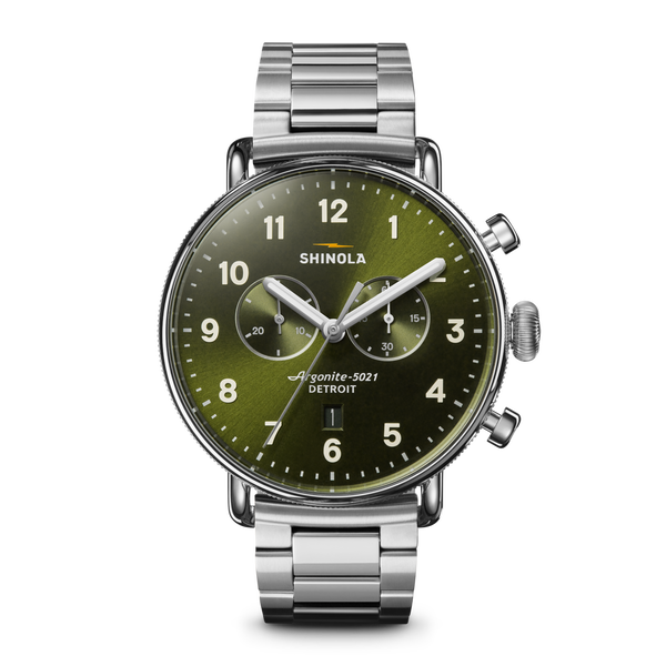 Canfield Chronograph Watch-Dark Olive