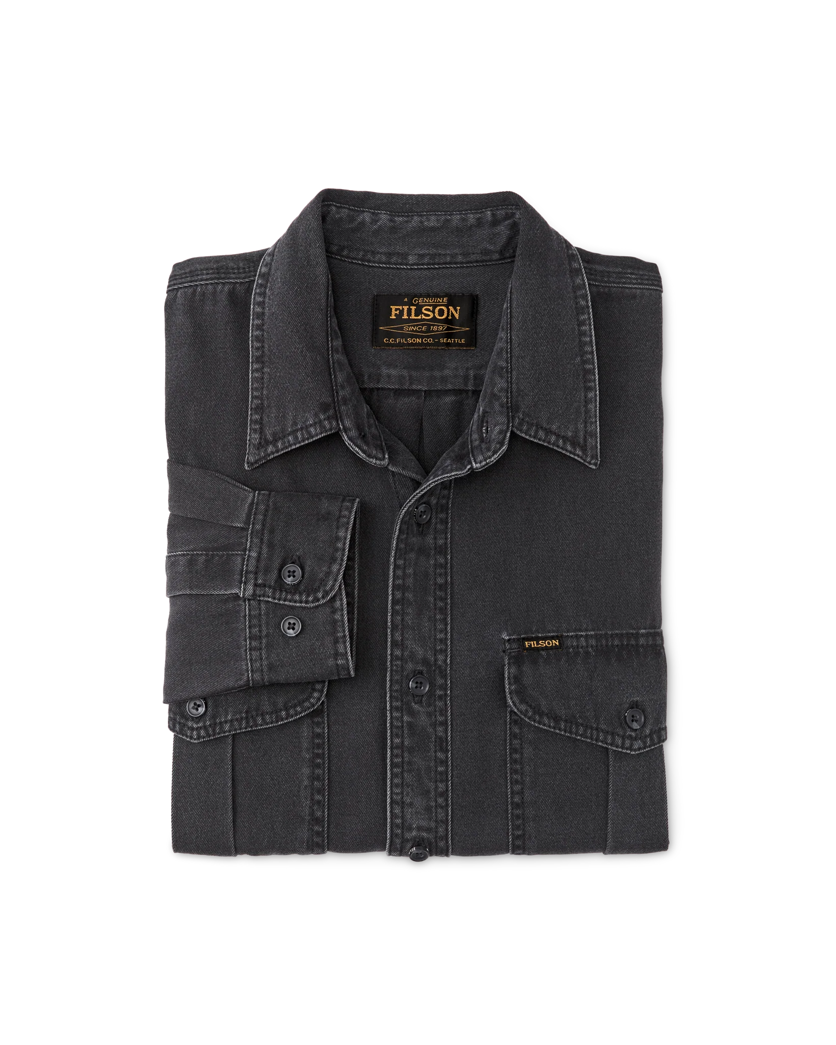 Denim Guide Shirt - Washed Black