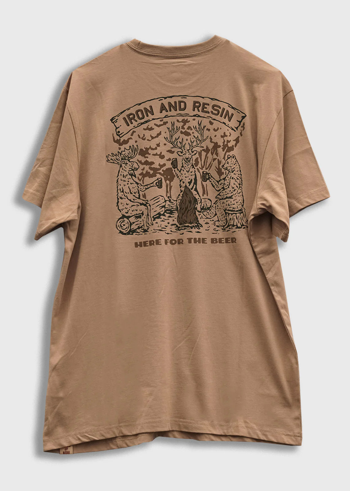 Here For The Beer Pocket Tee