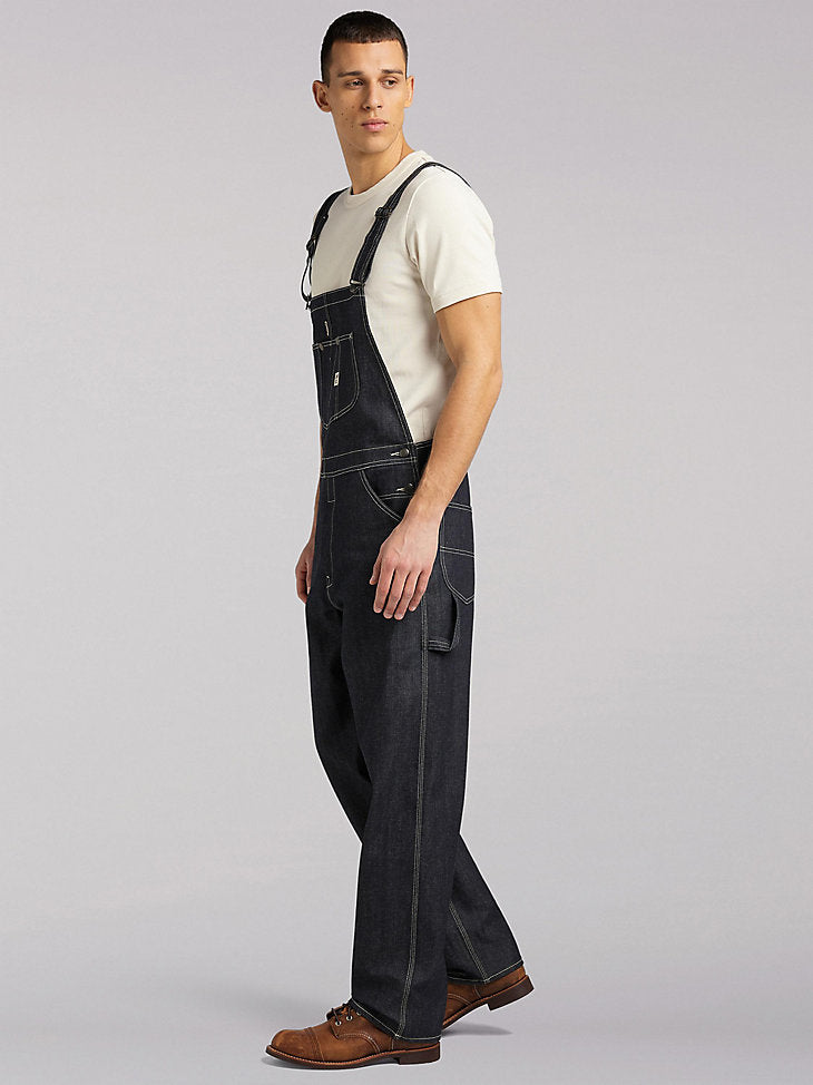 LEE 101 RELAXED FIT BIB OVERALL IN DRY INDIGO