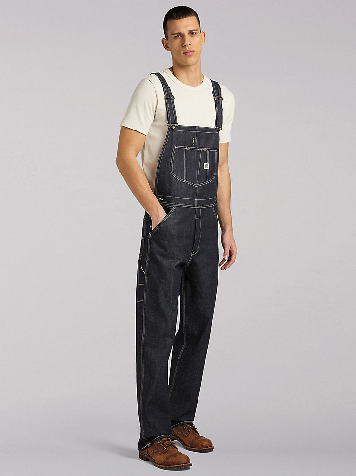 LEE 101 RELAXED FIT BIB OVERALL IN DRY INDIGO