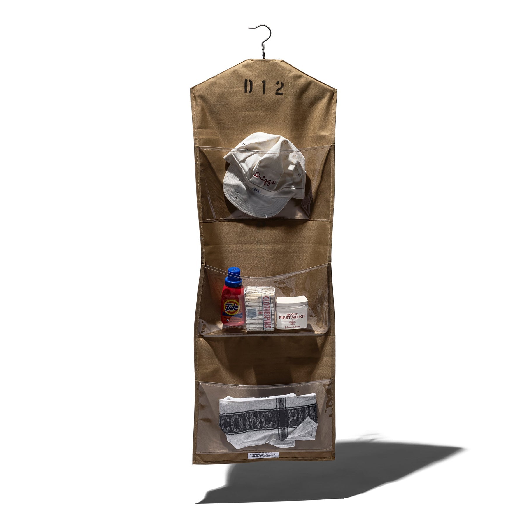 Rubberized Fabric Hanging Organizer - 8 Pocket