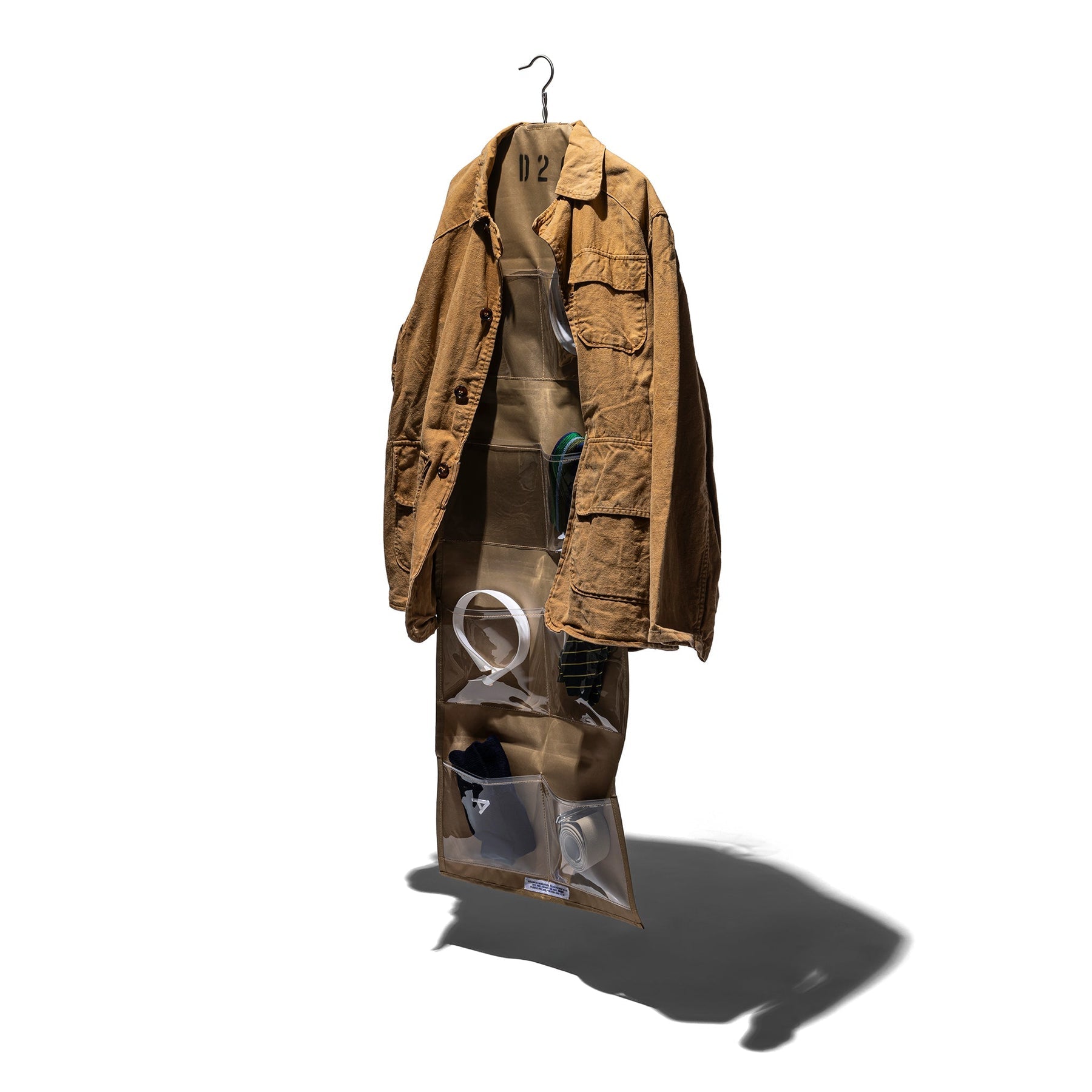 Rubberized Fabric Hanging Organizer - 8 Pocket