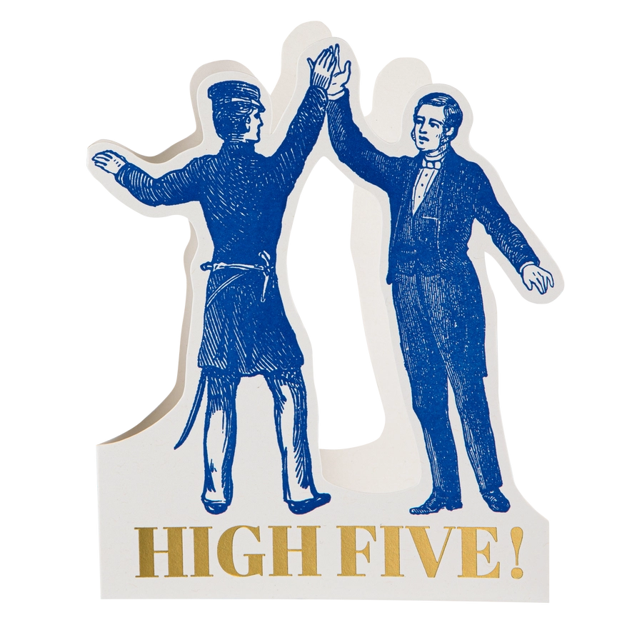 High Five | Cut Out-Greeting Card